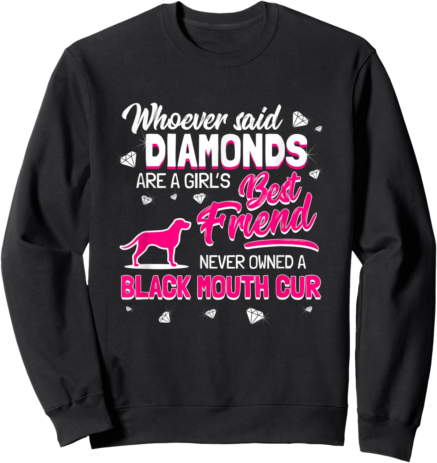 Black Mouth Cur Sweatshirt - Sweatshirt | Black