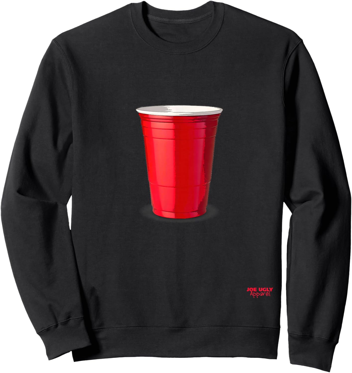 Red Party Cup Sweatshirt - Sweatshirt | Black