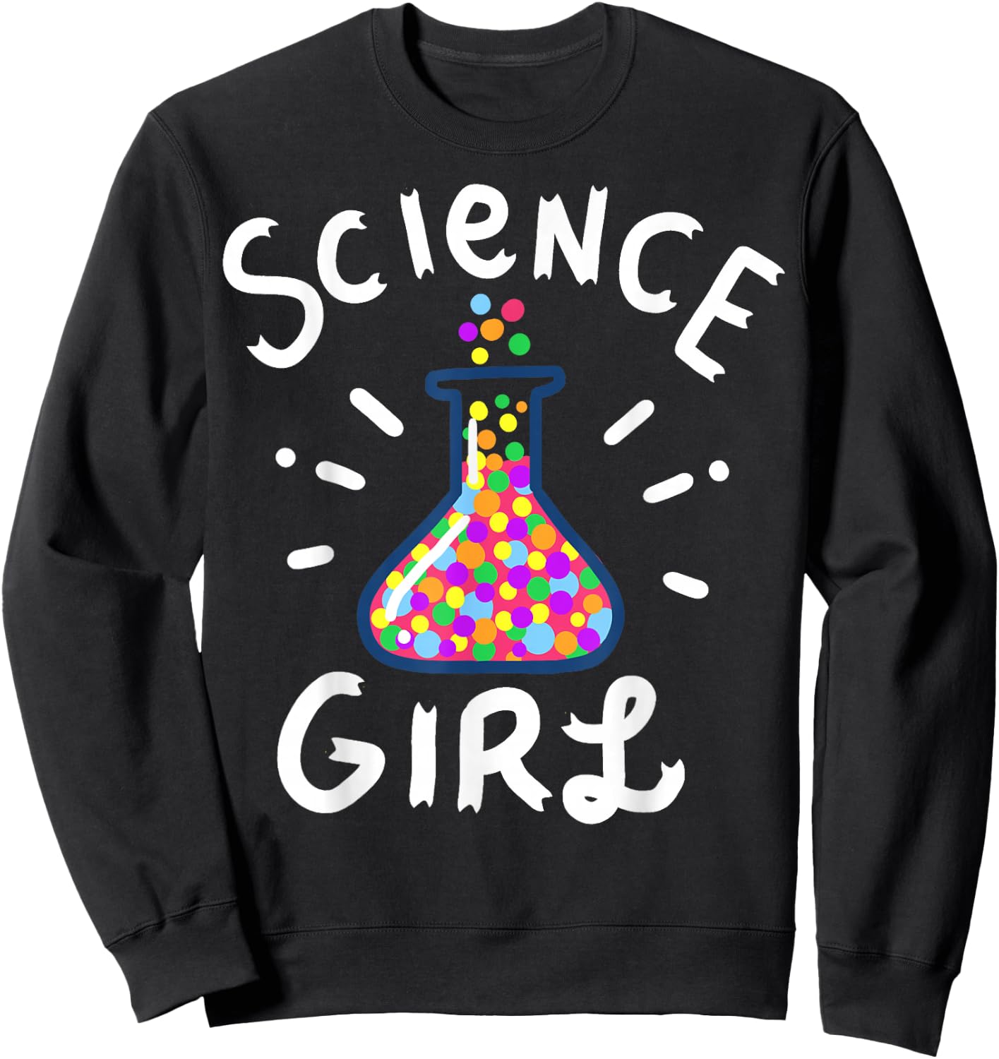 Science Girl Chemistry Biology Student Teacher Small Sweatshirt - Sweatshirt | Black