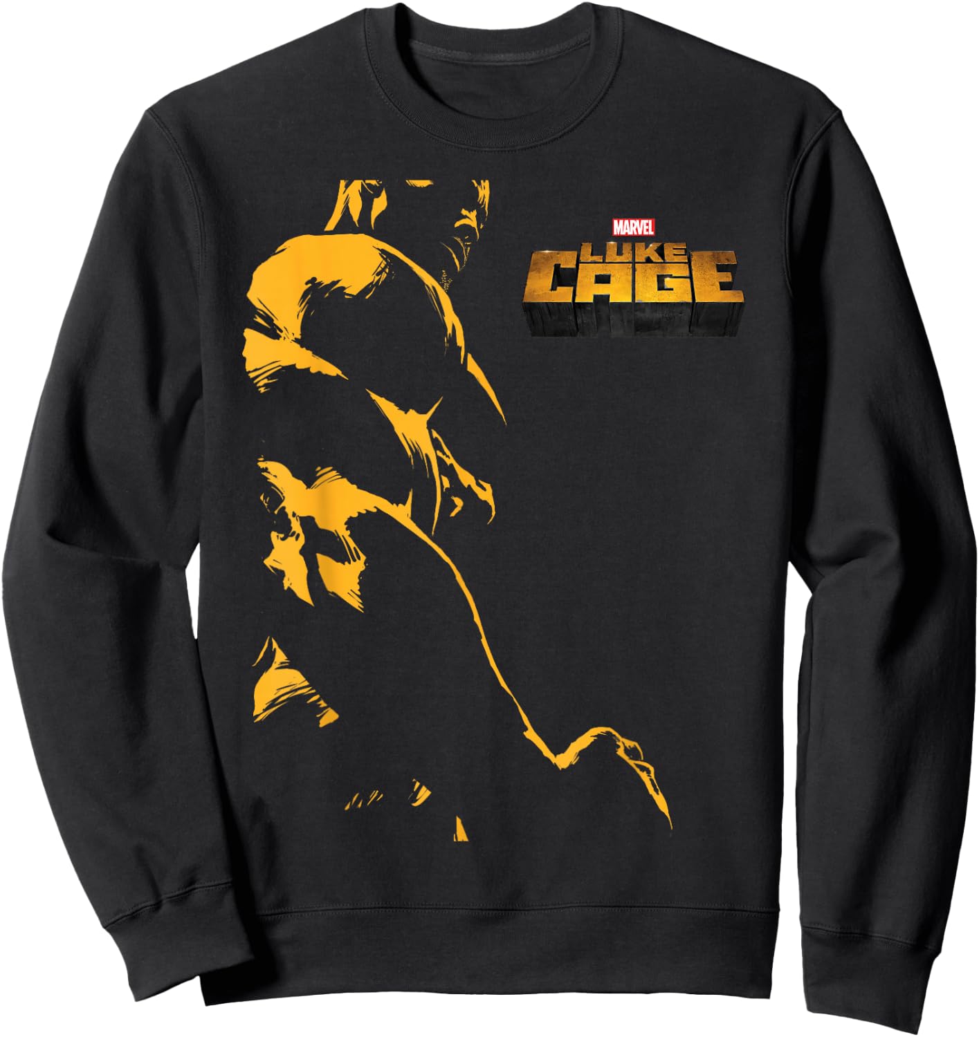 Marvel The Defenders Luke Cage Monochromatic Sweatshirt - Sweatshirt | Black