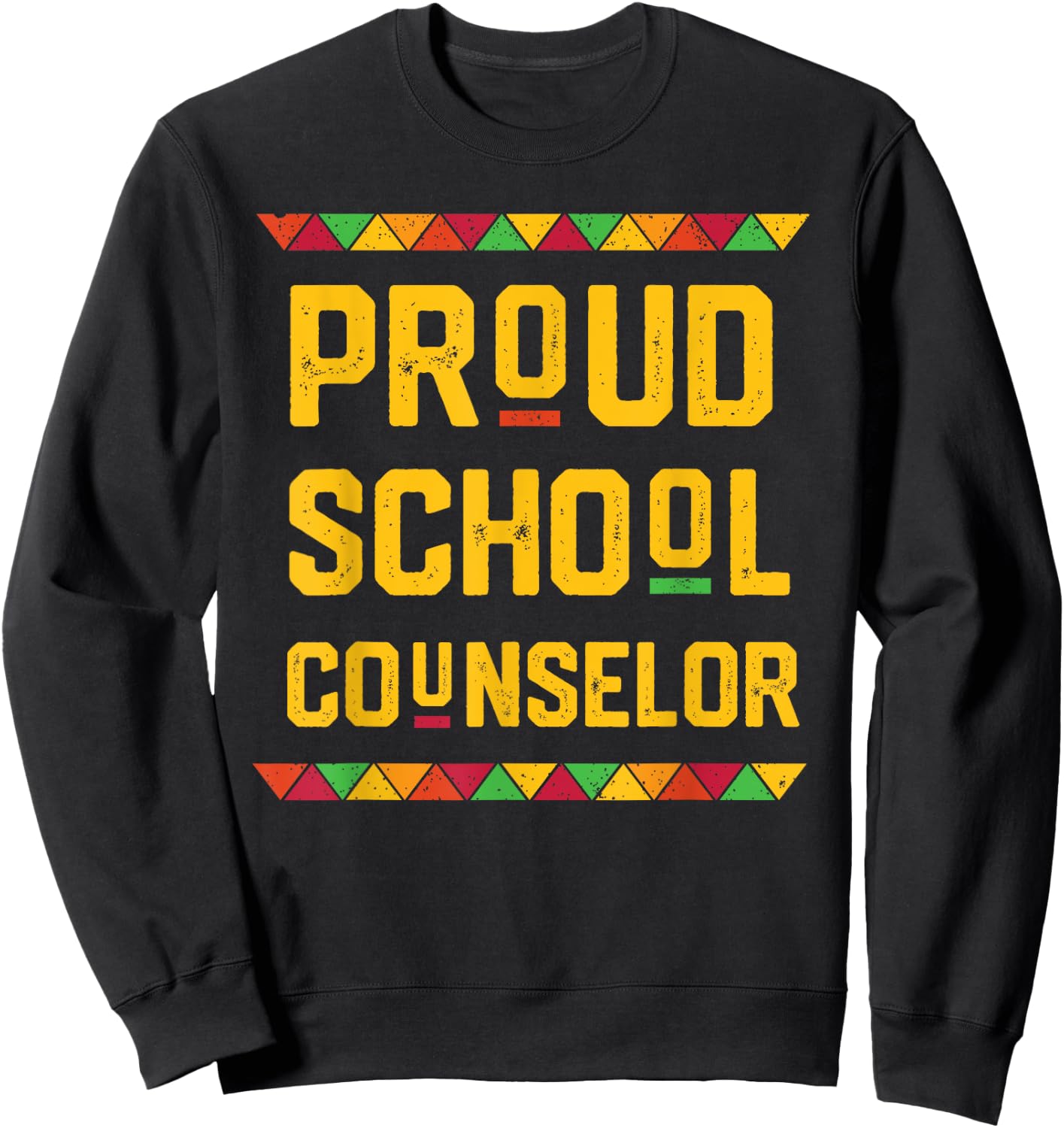 Proud School Counselor T Shirt Black History Month Shirt Sweatshirt - Sweatshirt | Black