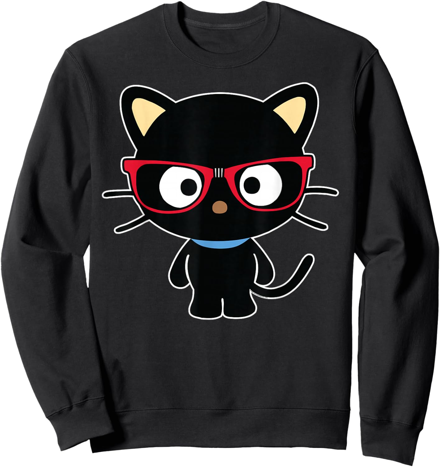 Chococat Nerd Glasses Sweatshirt - Sweatshirt | Black
