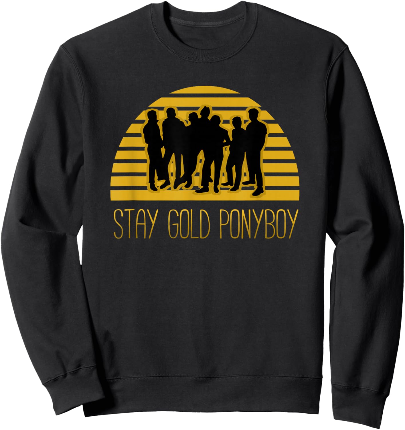 Stay Gold Ponyboy Sweatshirt - Sweatshirt | Black