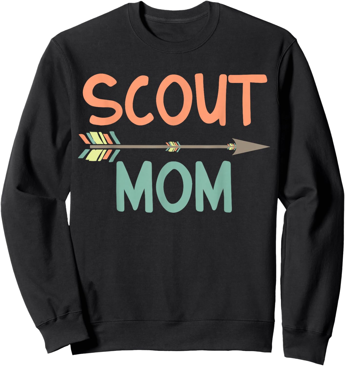 Scout Mom of Boys & Girls Sweatshirt - Sweatshirt | Black