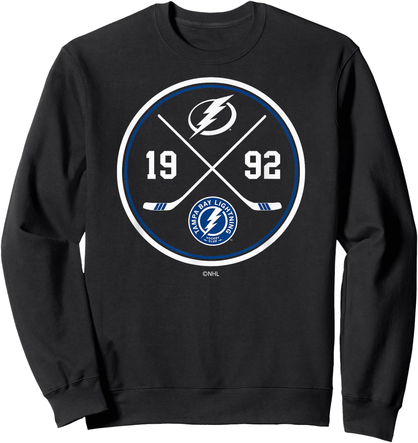 Tampa Bay Lightning Prize Black Officially Licensed Sweatshirt - Sweatshirt | Black