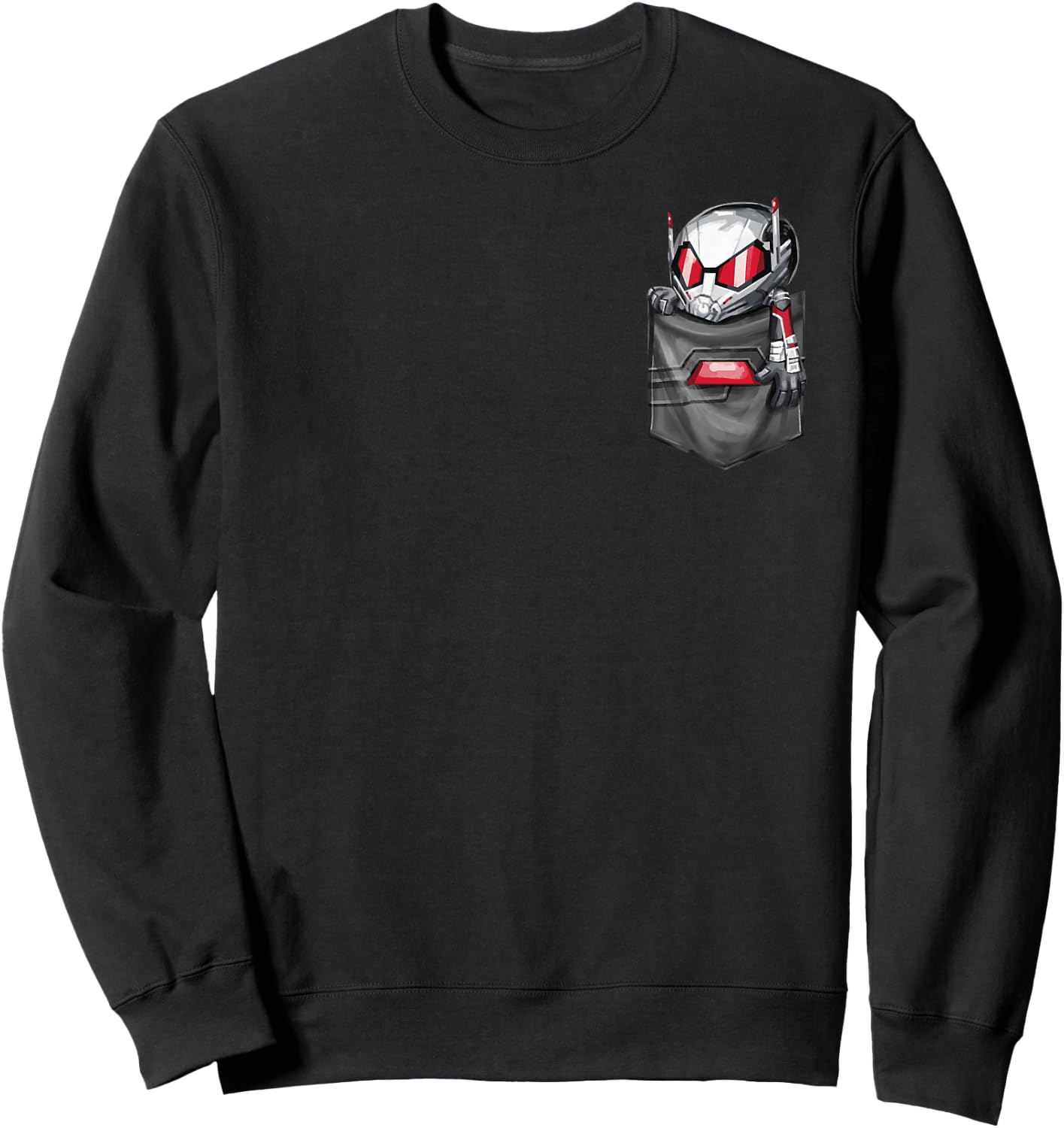 Marvel Ant Man Left Chest Pocket Graphic Sweatshirt - Sweatshirt | Black