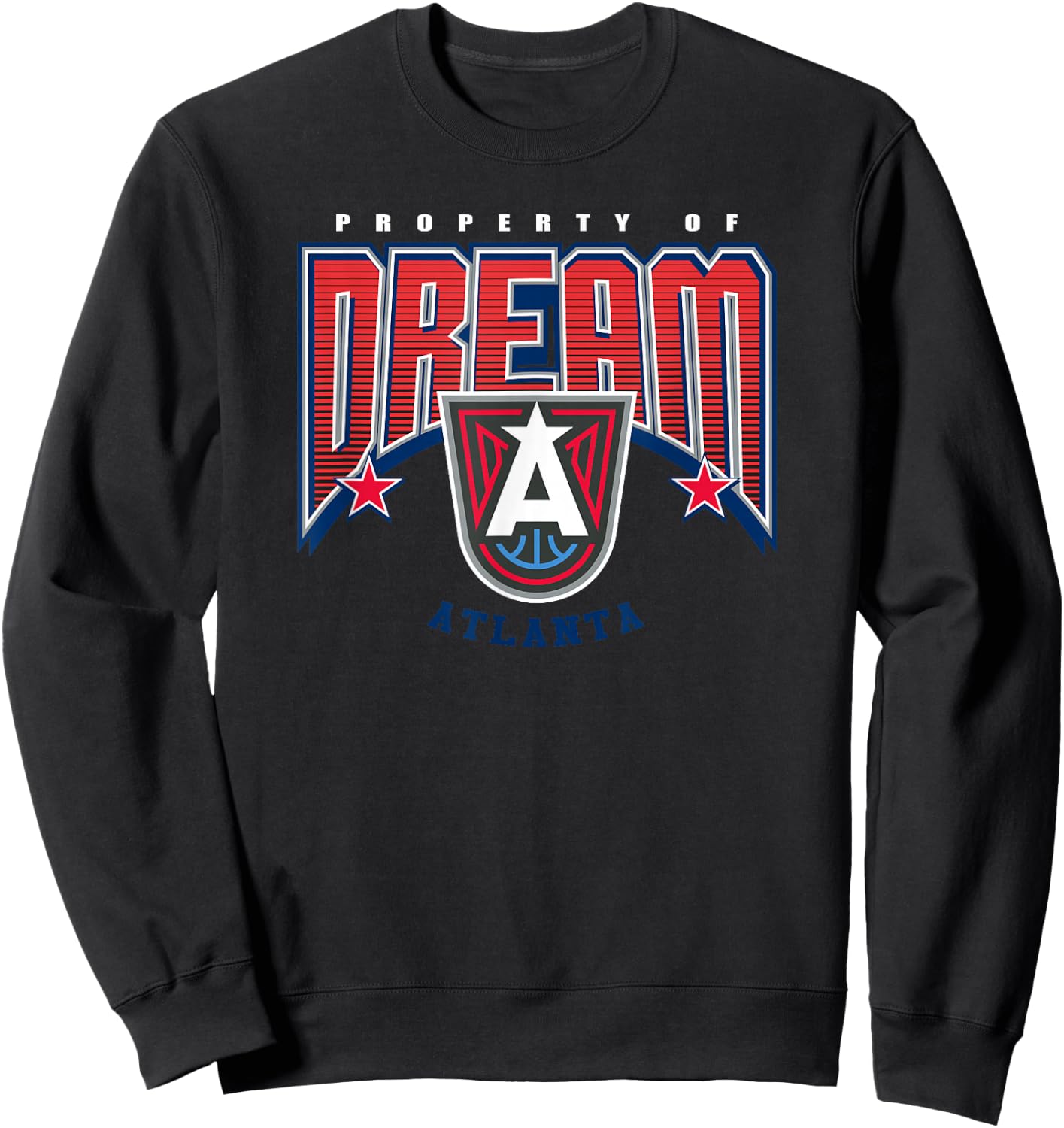 WNBA Atlanta Dream Nothing but Net Sweatshirt - Sweatshirt | Black