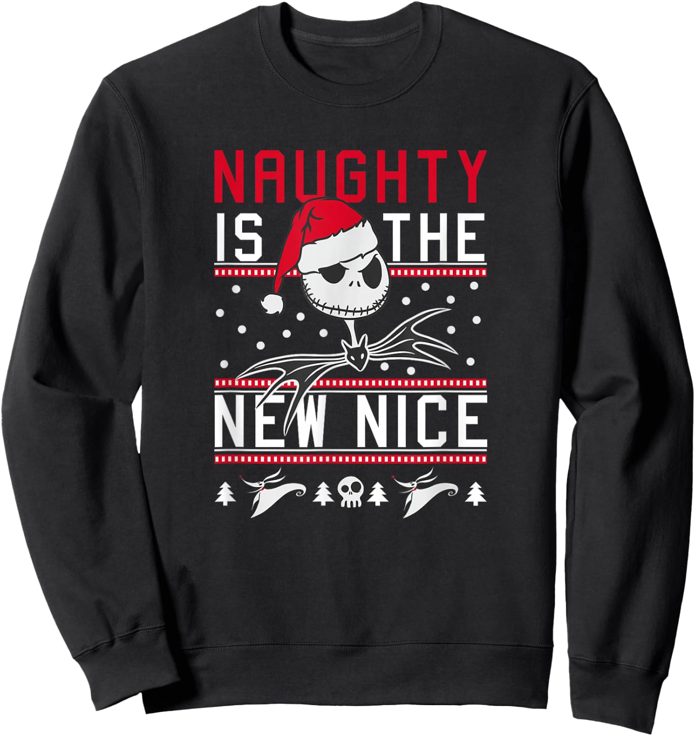Disney Nightmare Before Christmas Nice Jack Short Sleeve Sweatshirt - Sweatshirt | Black