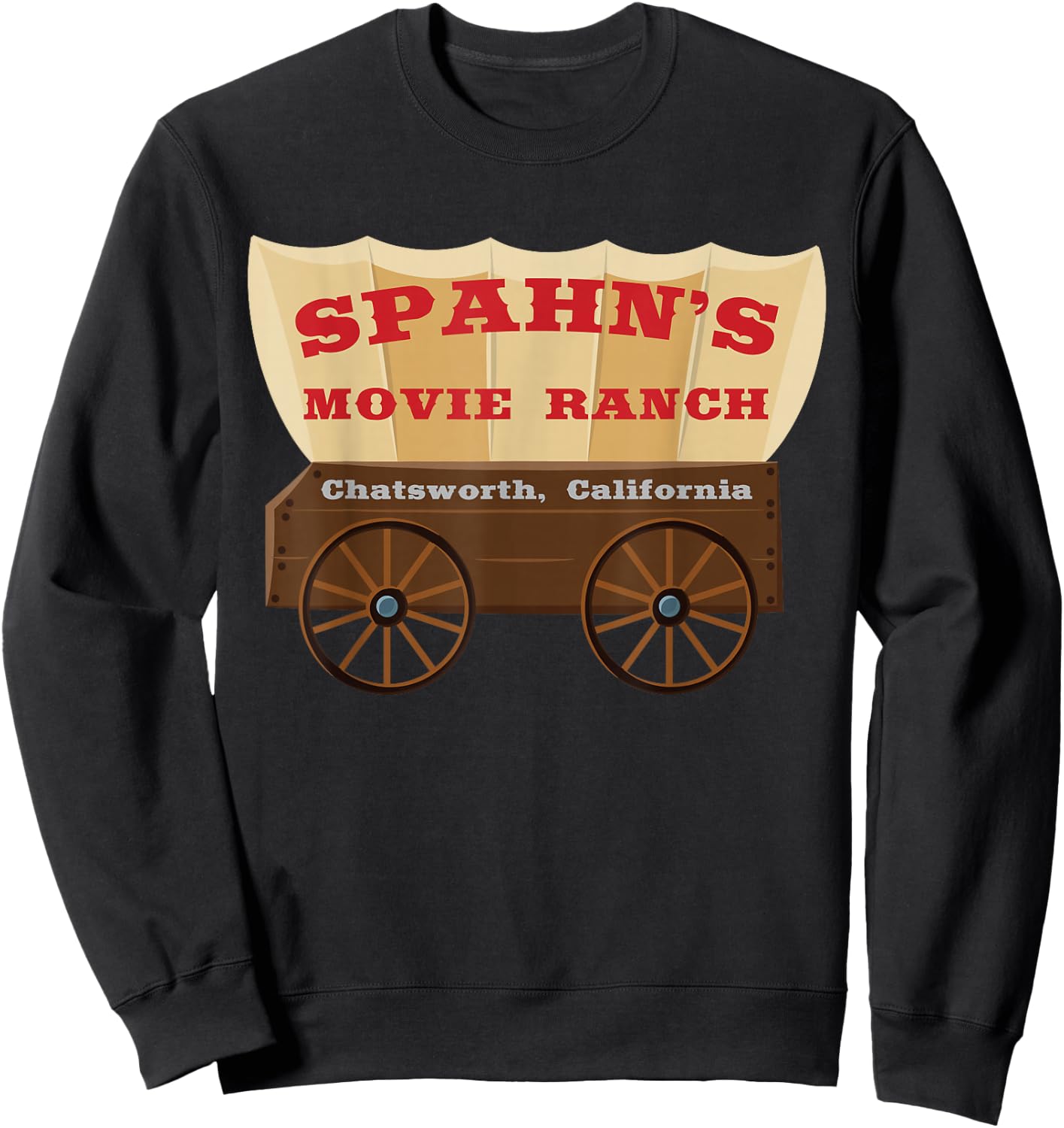 Spahn's Movie Ranch Chatsworth California Sweatshirt - Sweatshirt | Black