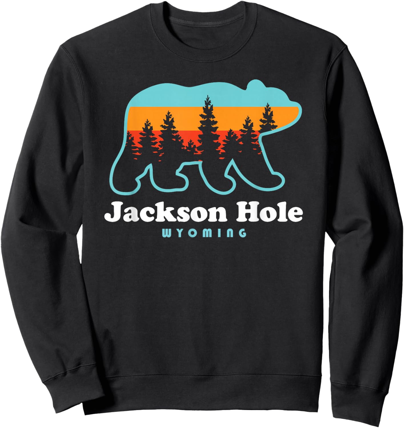 Jackson Hole Wyoming Shirt - Bear Mountains Jackson Hole Sweatshirt - Sweatshirt | Black