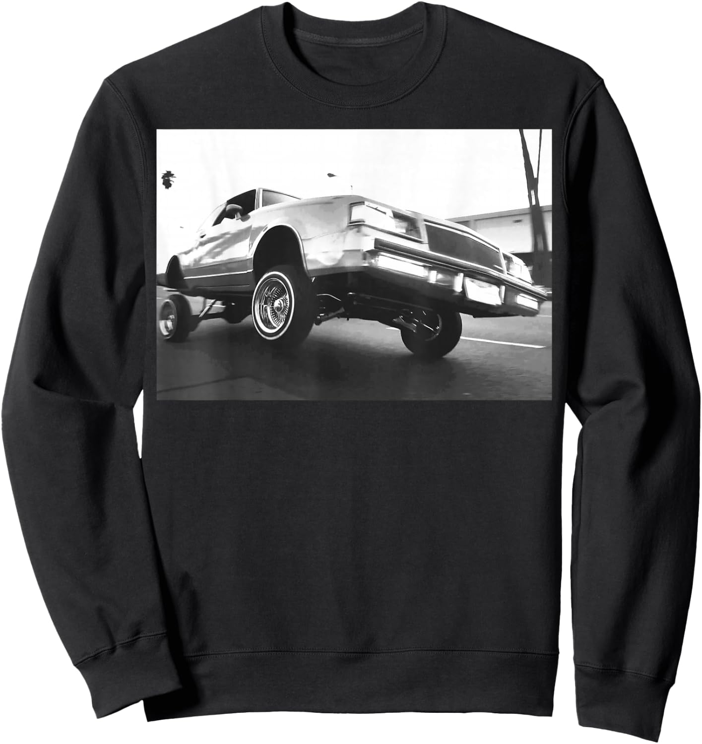 Lowrider 3 Wheeling three wheel motion Sweatshirt - Sweatshirt | Black