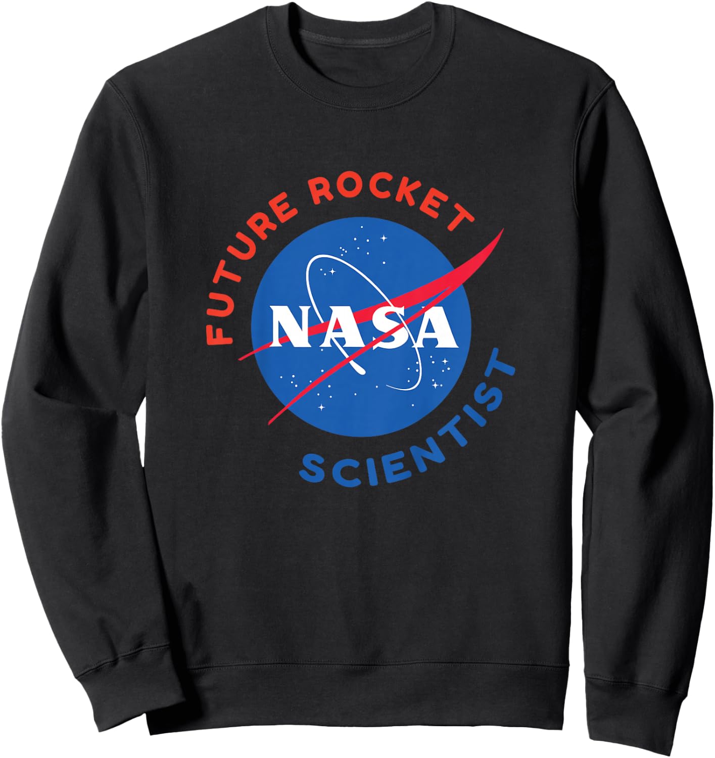Kids Future Rocket Scientist NASA STEM Youth Sweatshirt - Sweatshirt | Black