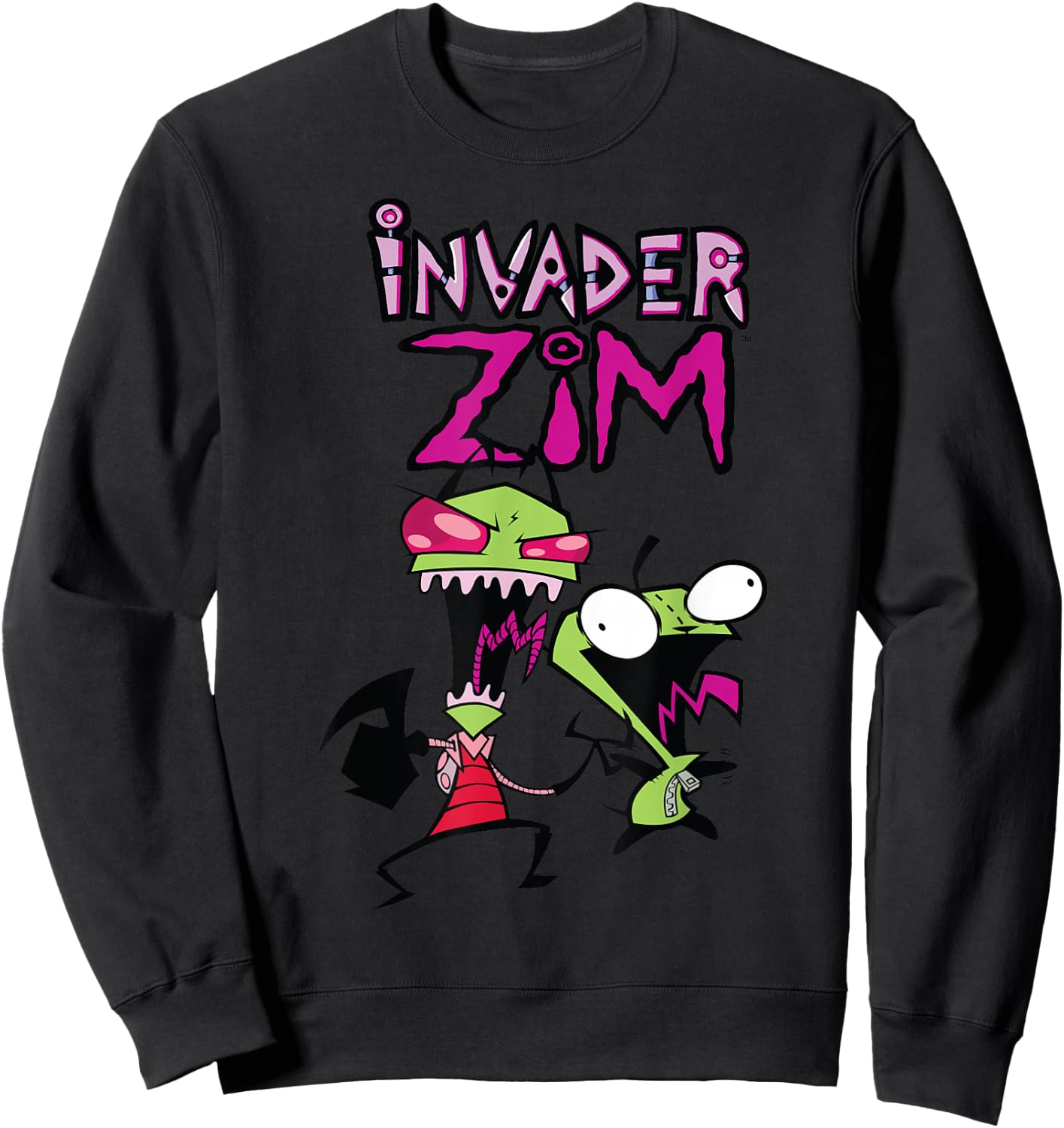 Nickelodeon Invader Zim and Gir Sweatshirt - Sweatshirt | Black