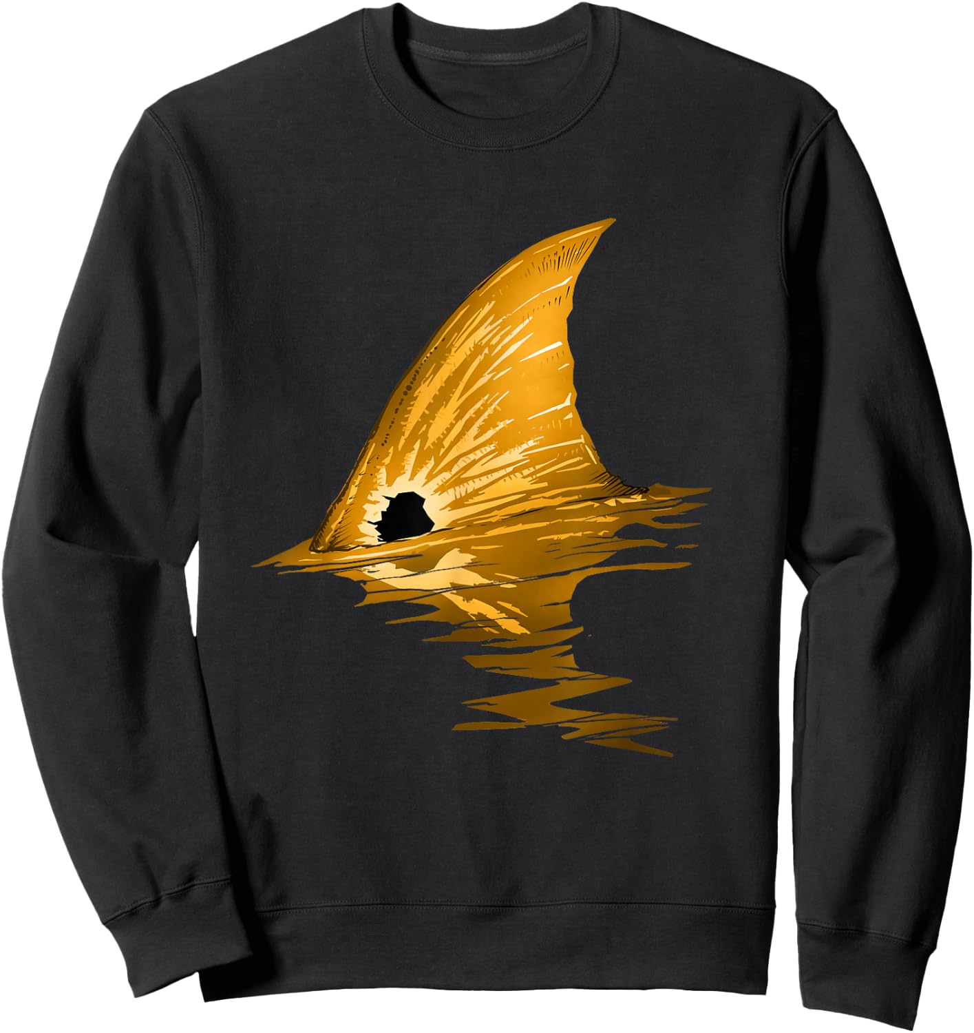Tailing Redfish | Red Drum Fish Shirt Sweatshirt - Sweatshirt | Black