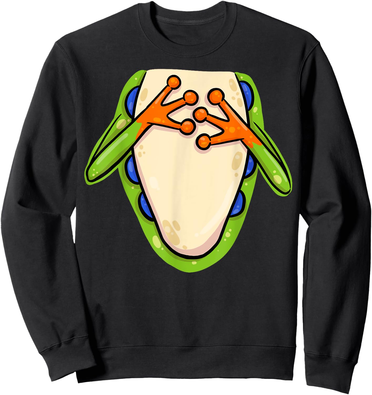 Halloween Frog Rain Forest - Tree Frog Costume Sweatshirt - Sweatshirt | Black