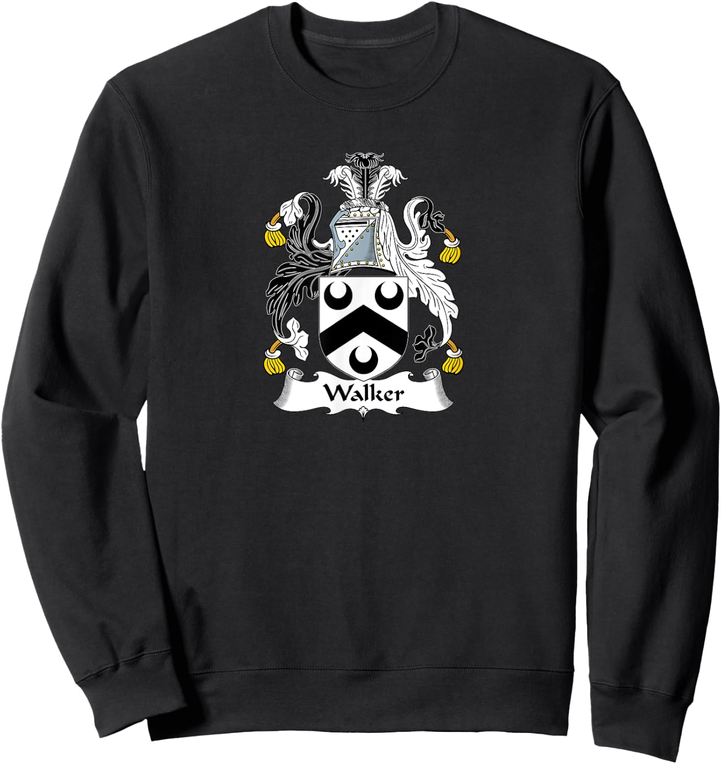 Walker Coat of Arms - Family Crest Shirt Sweatshirt - Sweatshirt | Black