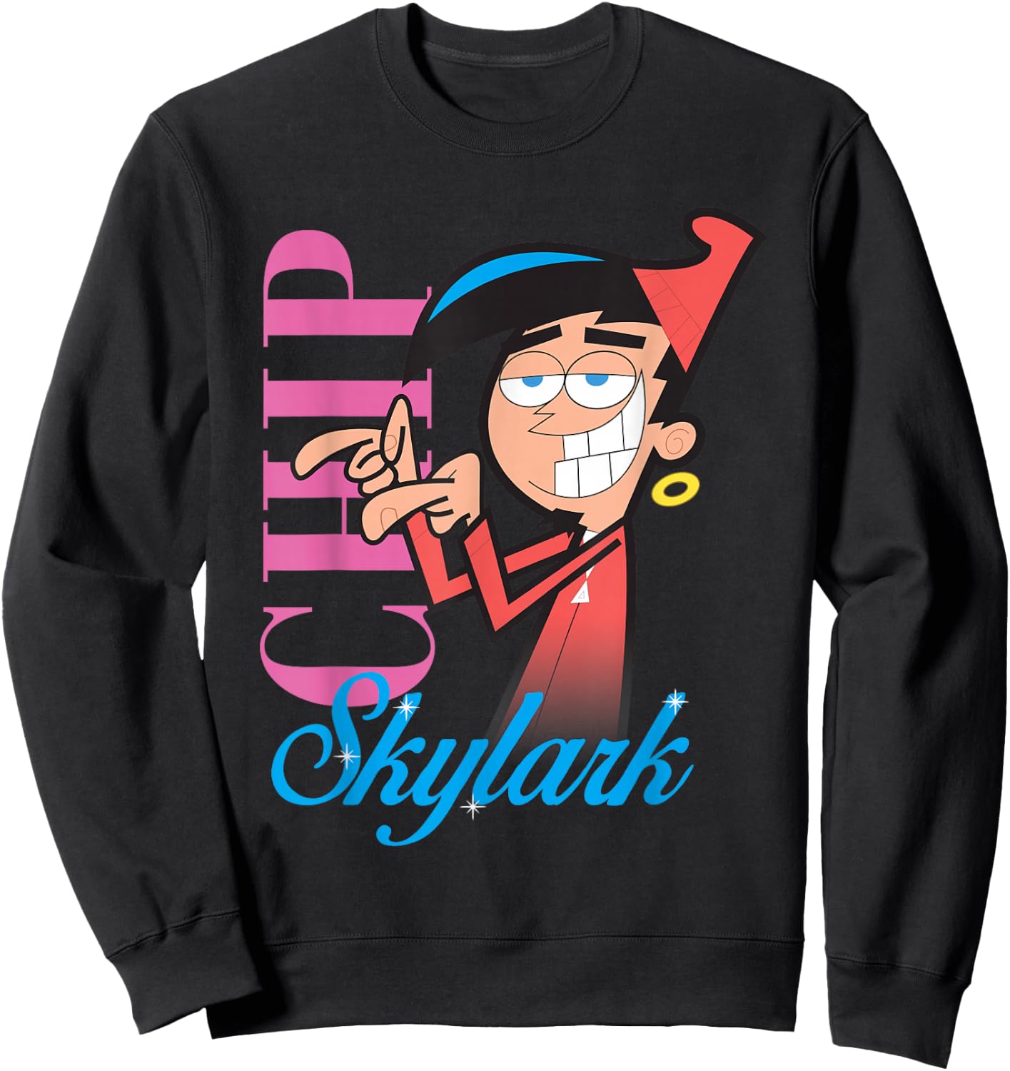 The Fairly Oddparents Chip Skylark Classic R&B Cover Sweatshirt - Sweatshirt | Black