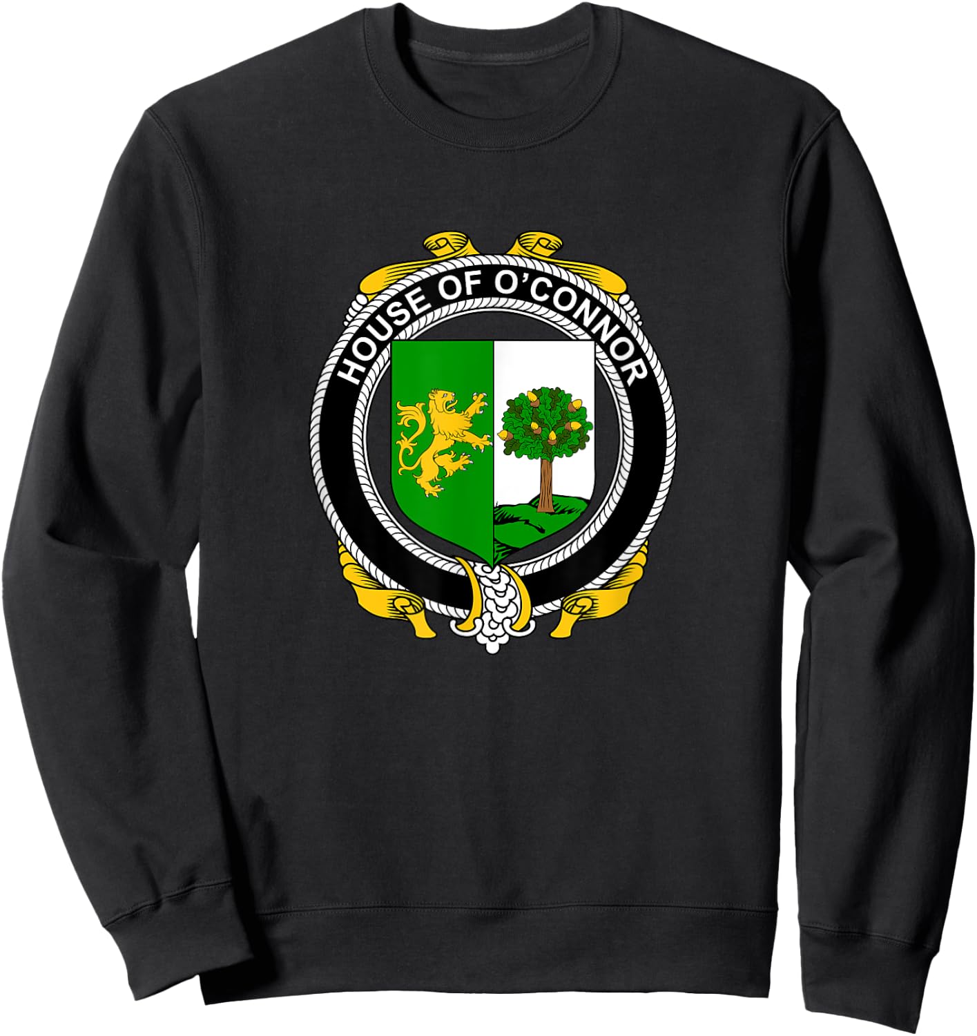 O'Connor Coat of Arms - Family Crest Sweatshirt - Sweatshirt | Black