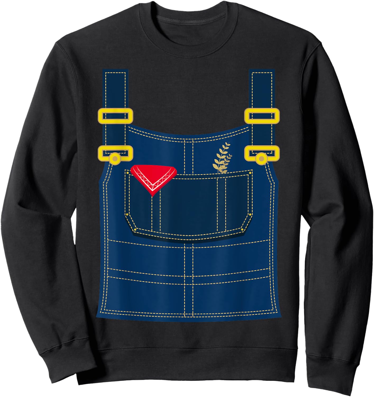 Farmer Costume Shirt - Redneck Halloween Costume Sweatshirt - Sweatshirt | Black