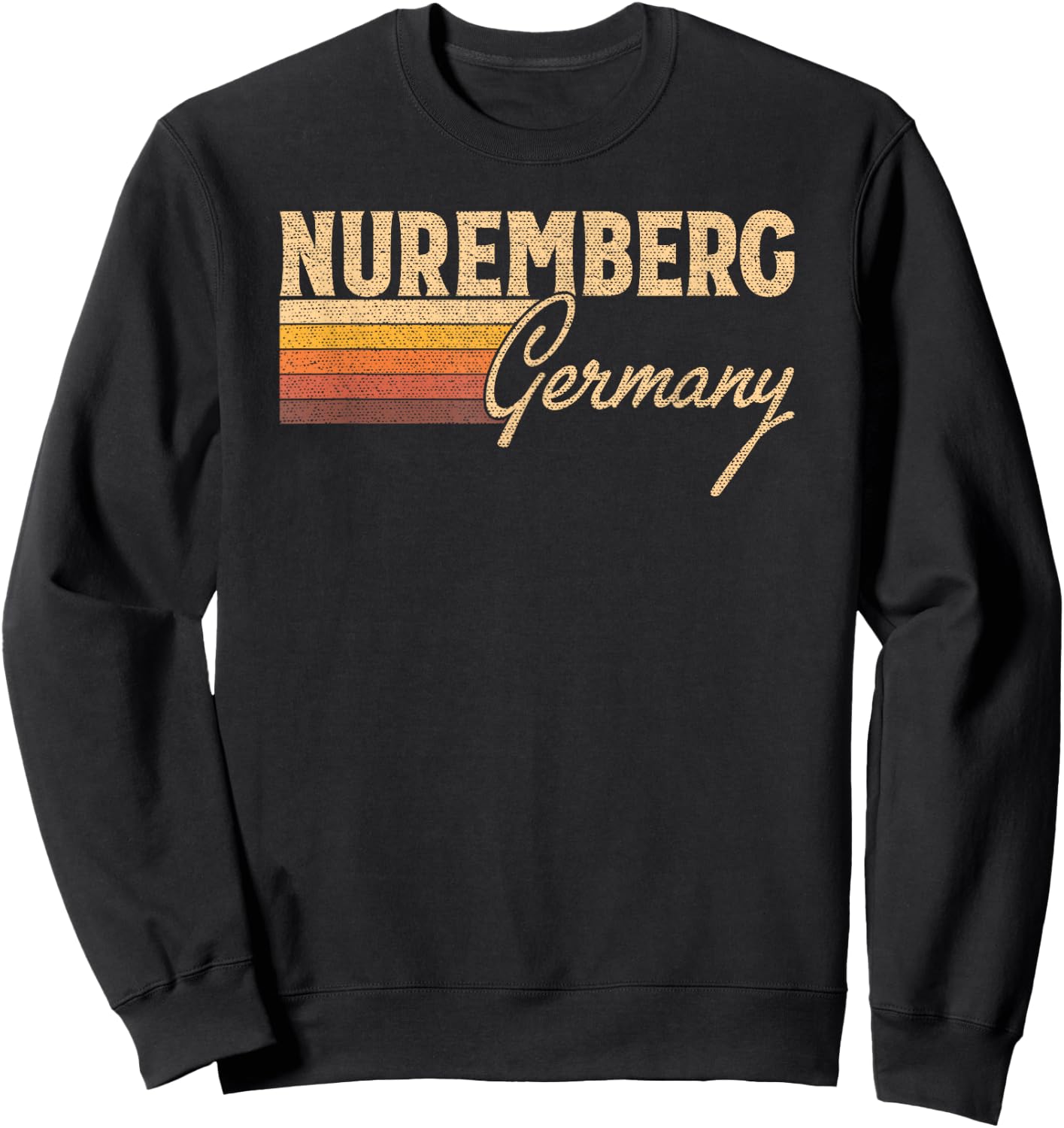 Vintage Nuremberg Germany Sweatshirt - Sweatshirt | Black