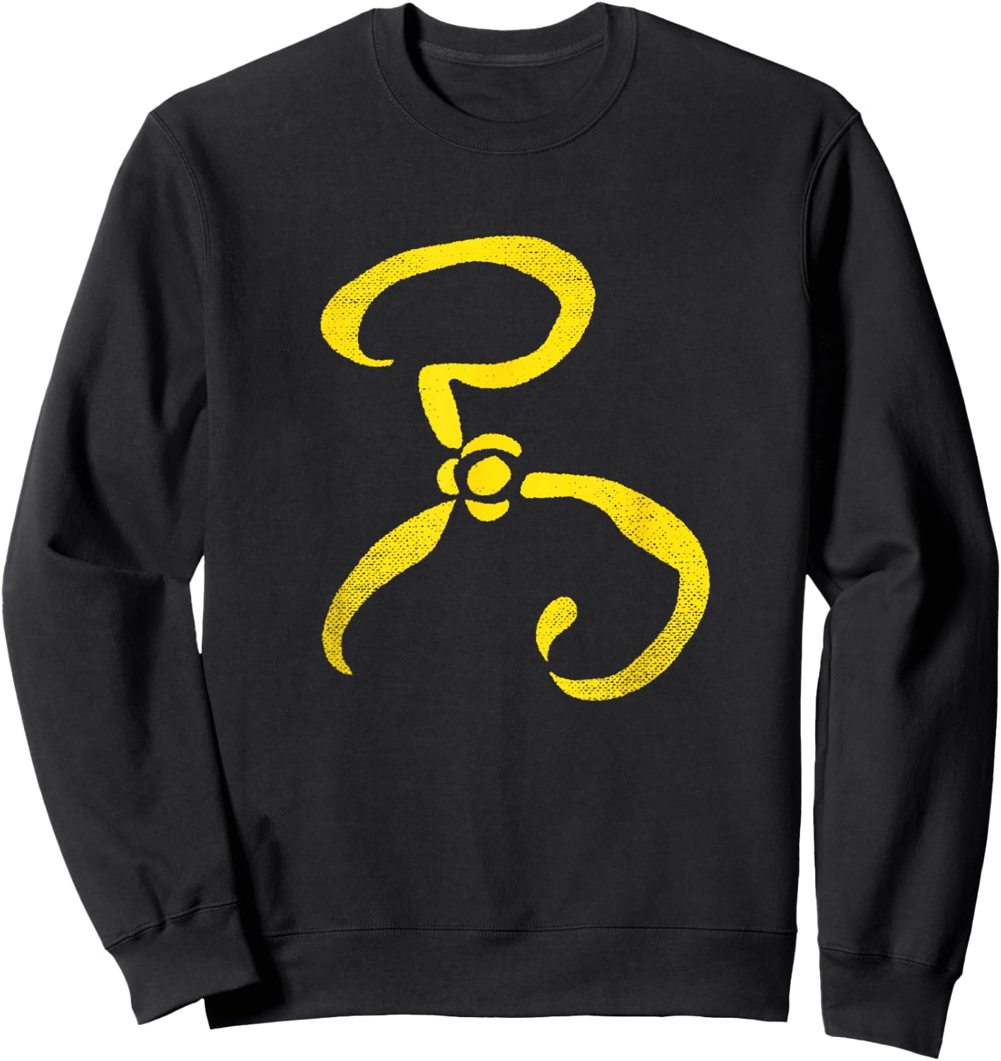 The Yellow Sign of the King in Yellow - Cthulhu Mythos Shirt Sweatshirt - Sweatshirt | Black