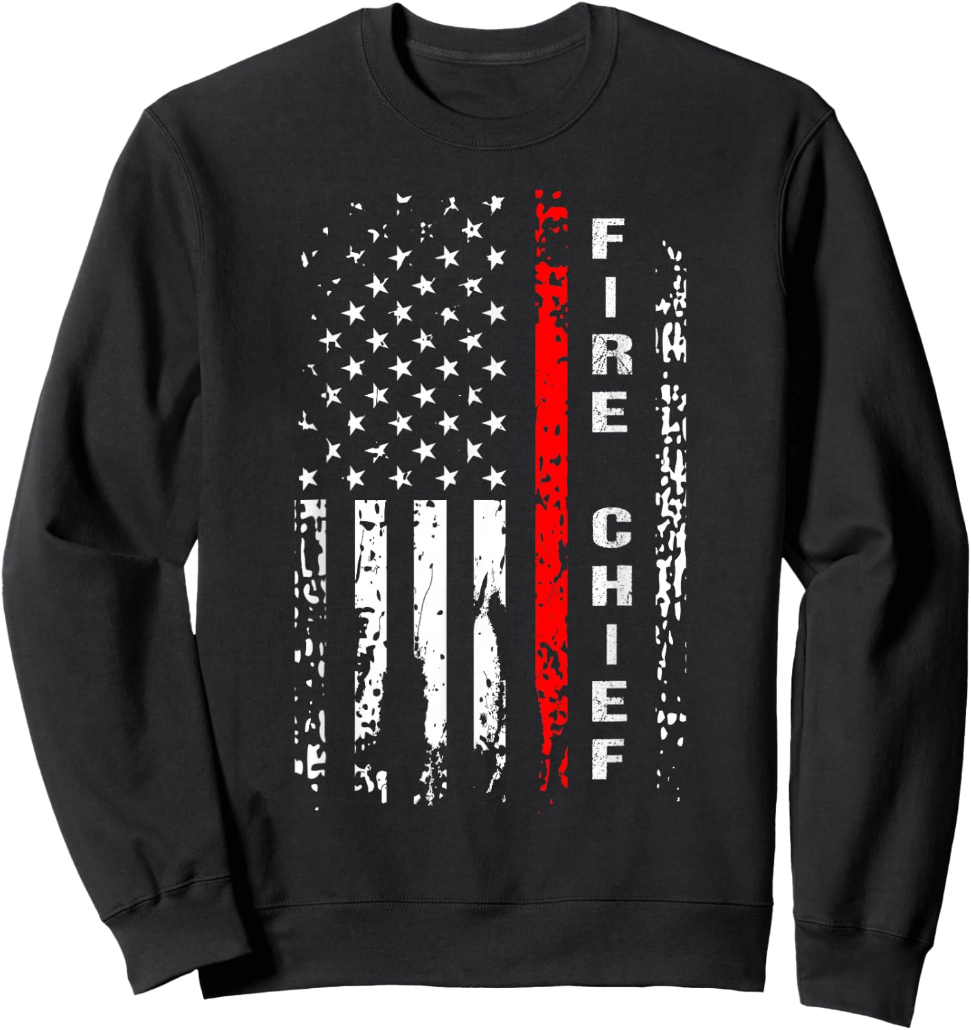 Firefighter Fire Chief Shirt Fire Chief Chief Gift Sweatshirt - Sweatshirt | Black