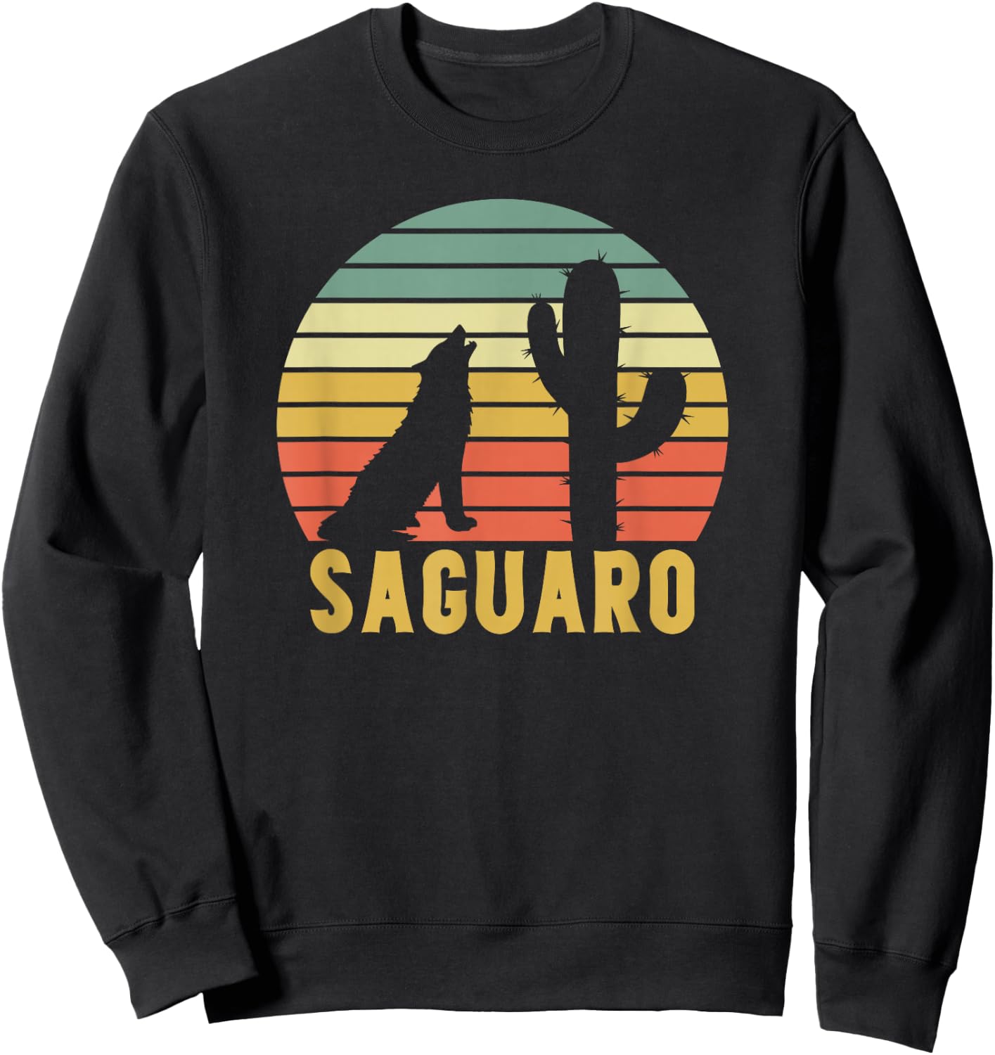 Saguaro National Park Cactus Tucson Arizona Sweatshirt - Sweatshirt | Black