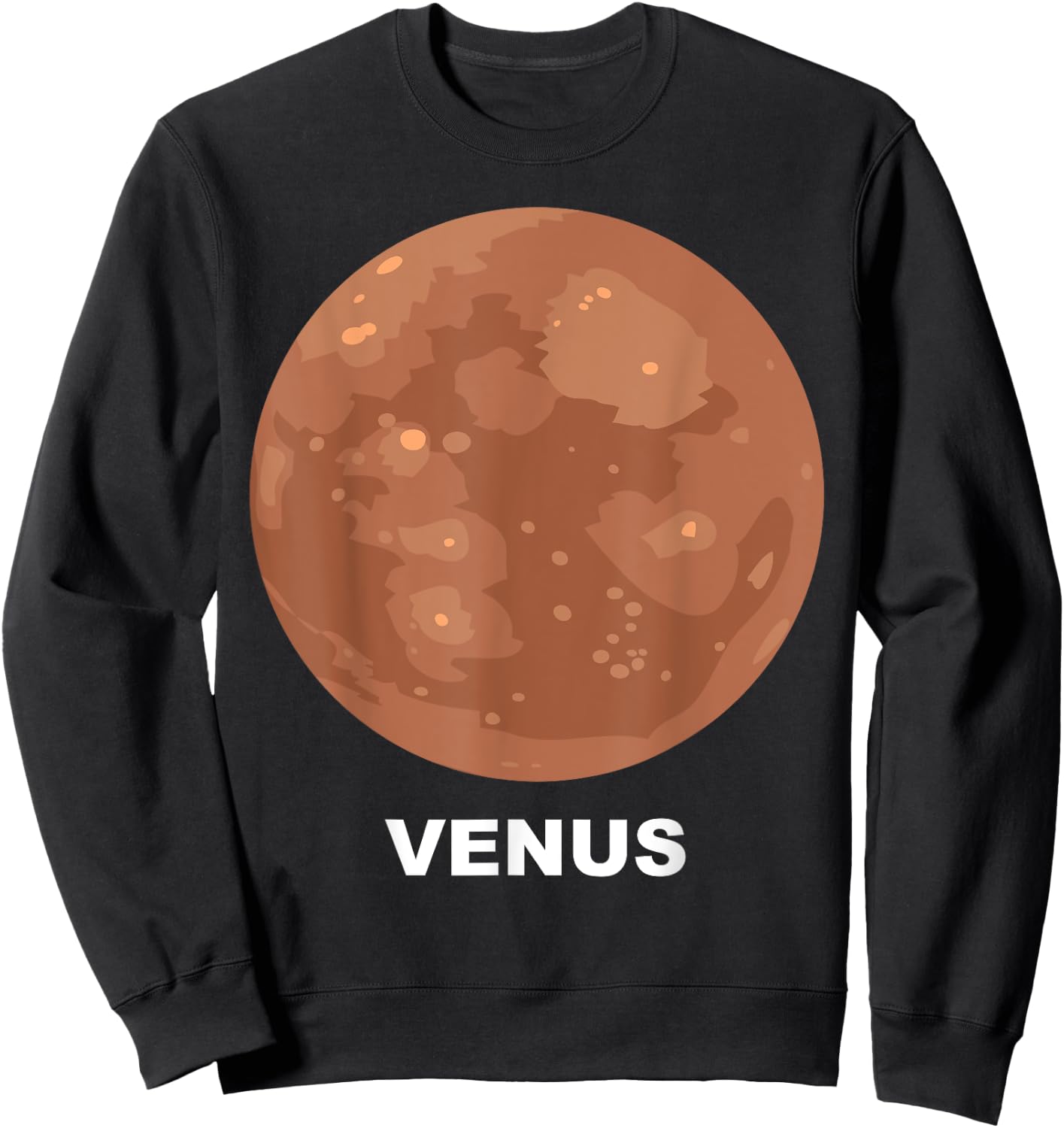 Solar System Group Costumes - Giant Planet Venus Costume Sweatshirt - Sweatshirt | Black