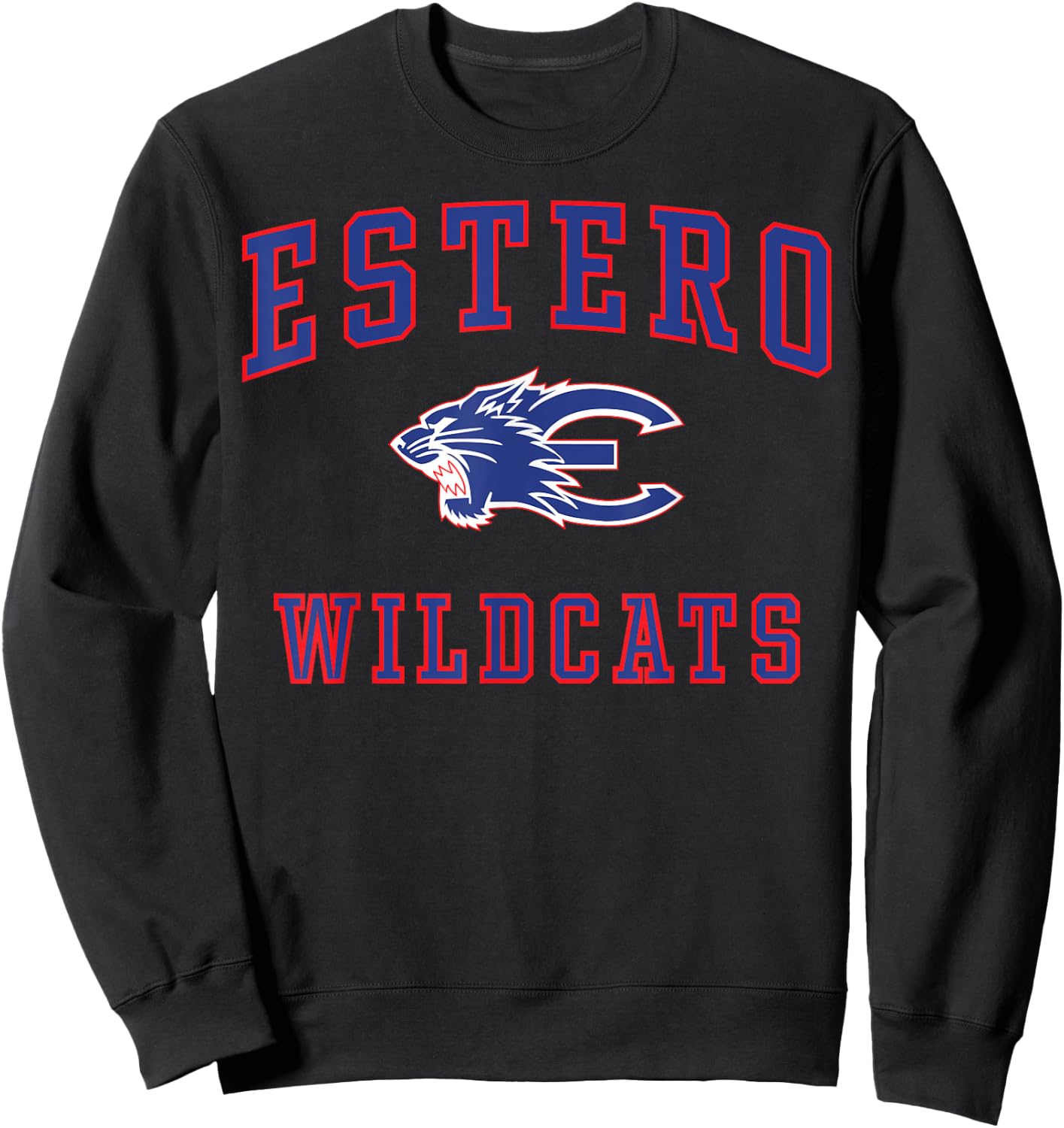 Estero High School Wildcats C1 Sweatshirt - Sweatshirt | Black