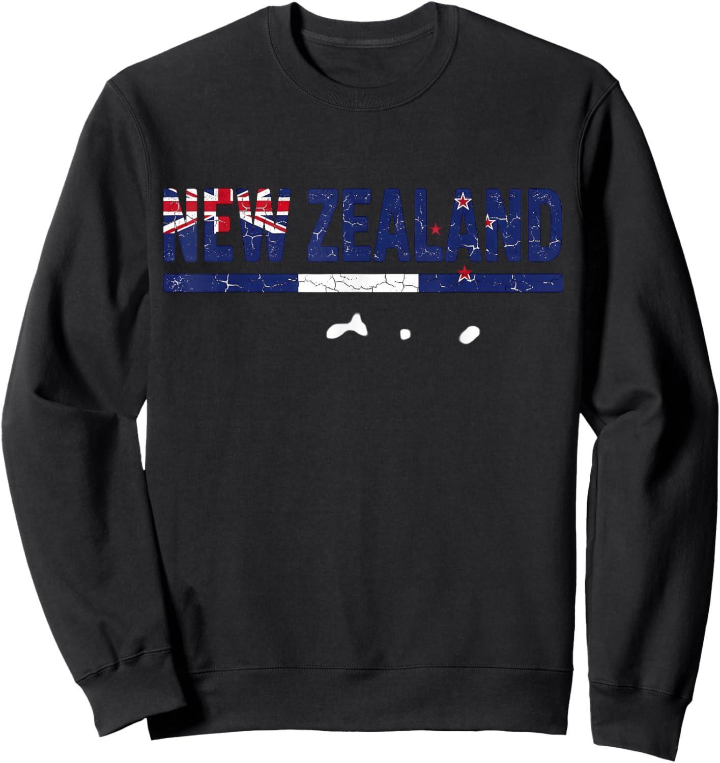 New Zealand Flag Sweatshirt - Sweatshirt | Black