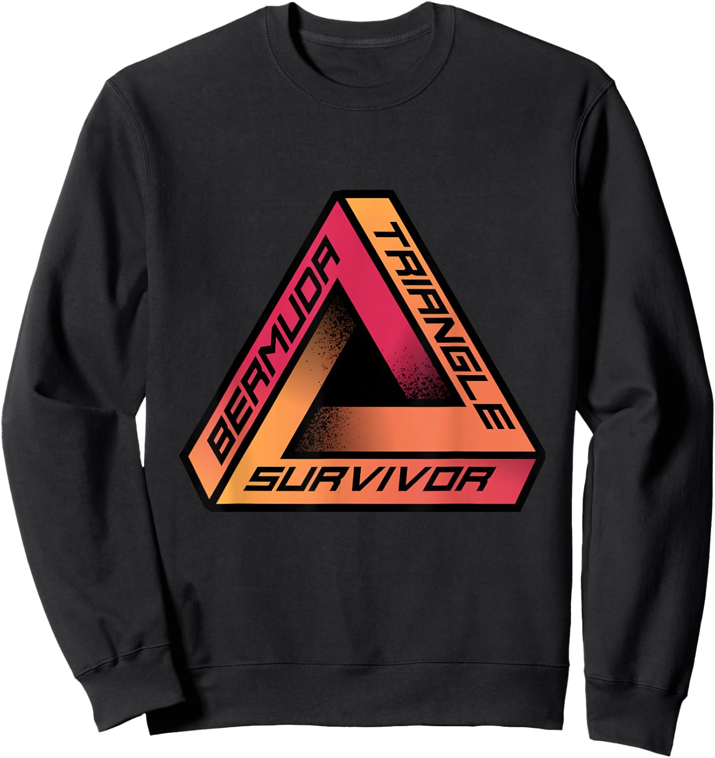 Bermuda Triangle Survivor | Mystery Conspiracy Theorist Sweatshirt - Sweatshirt | Black