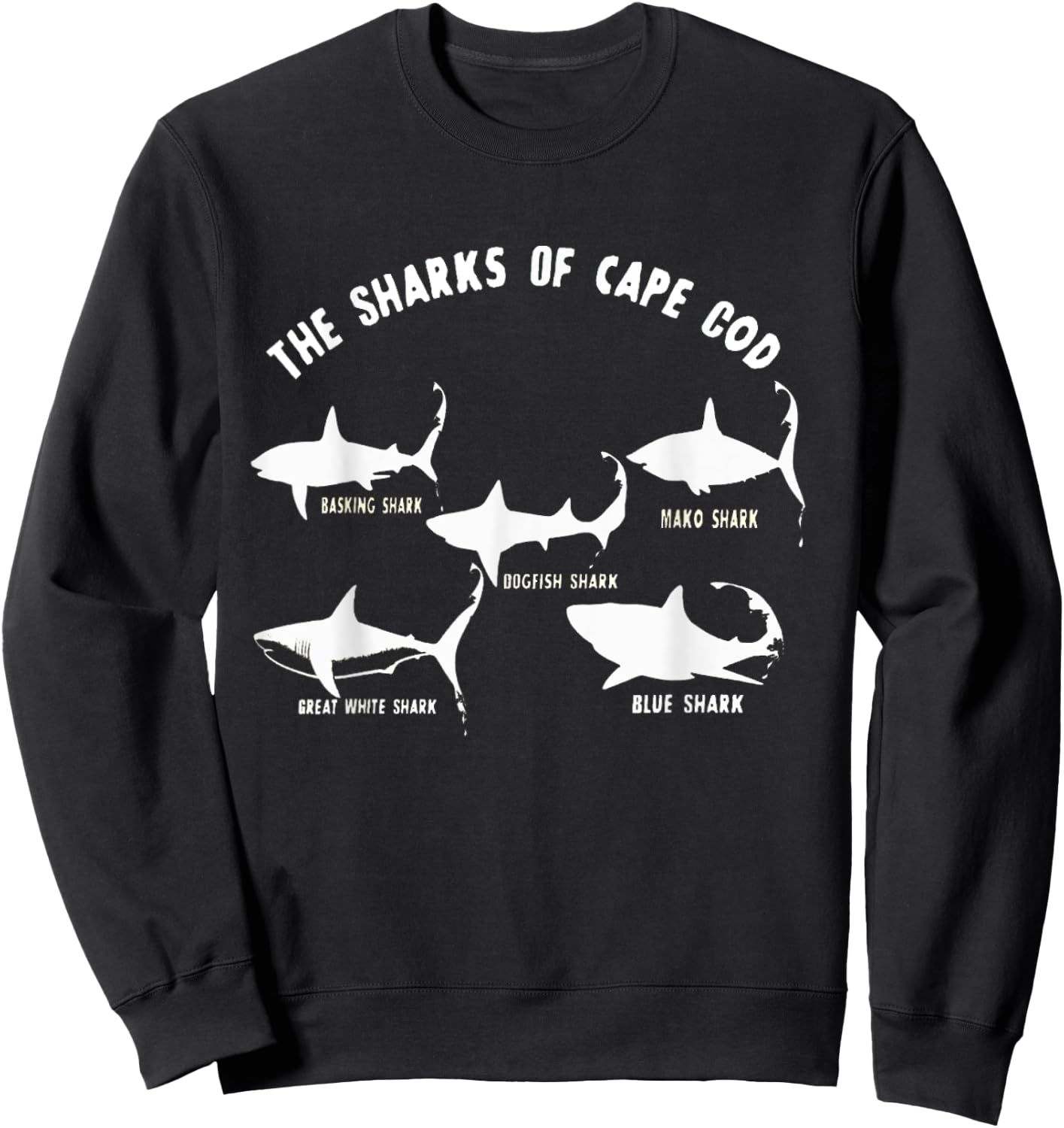 The Sharks Of Cape Cod Sweatshirt - Sweatshirt | Black