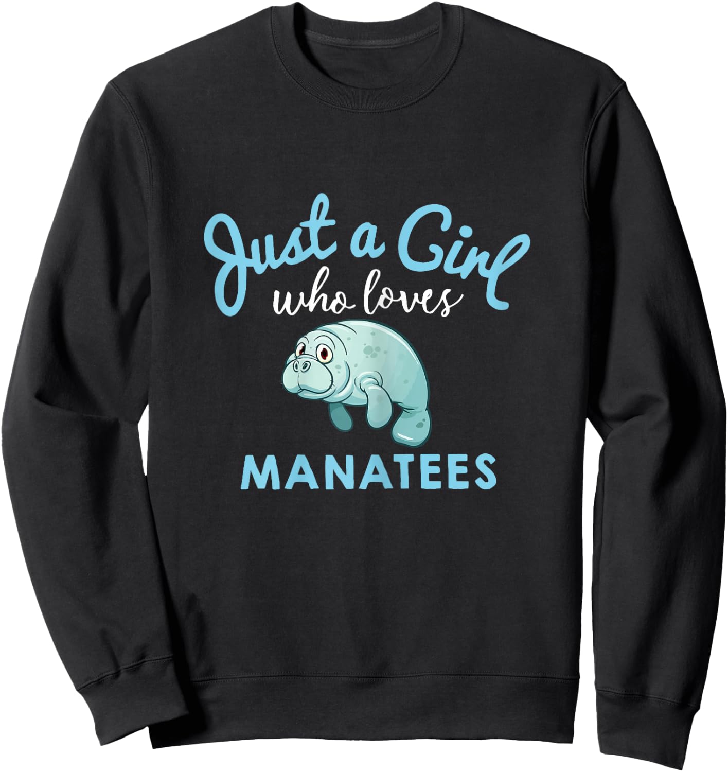 Manatee & Girls Sweatshirt - Sweatshirt | Black