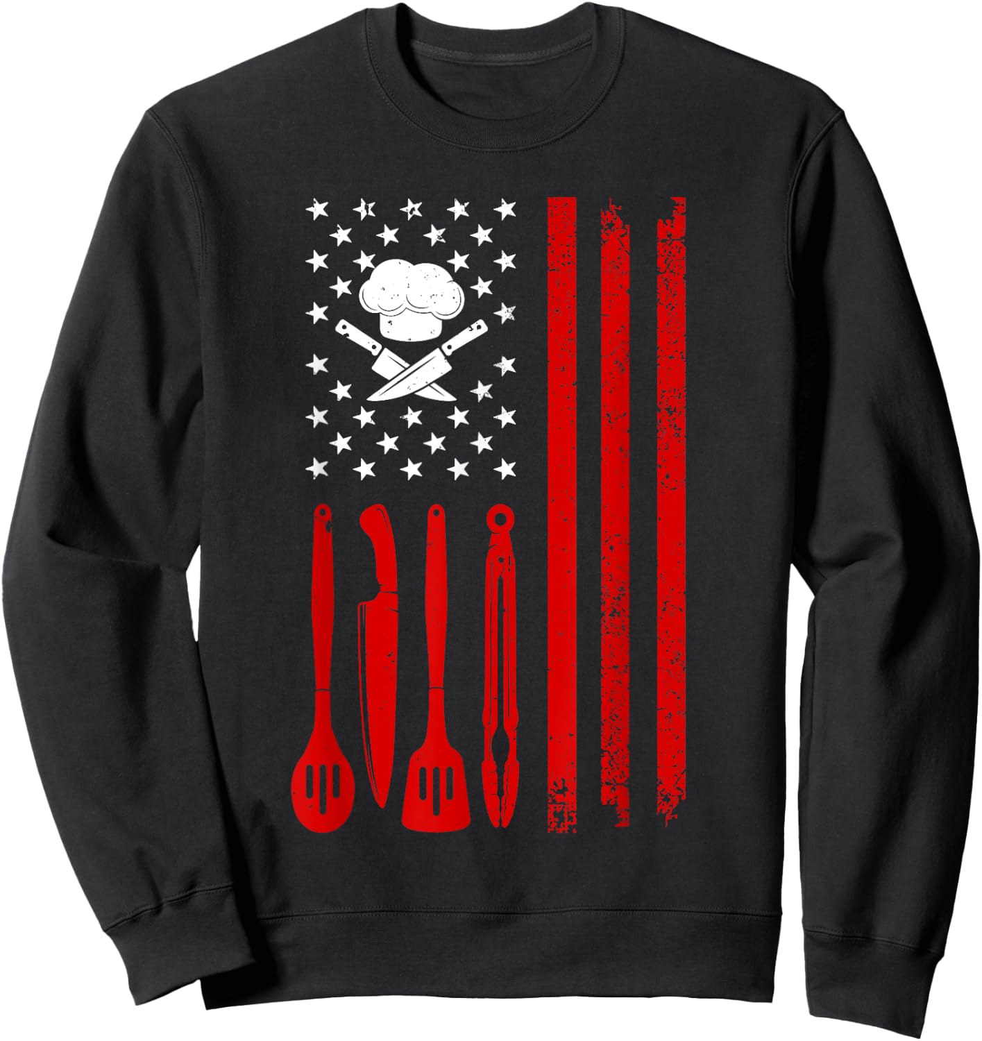 Cool Chef Art Women Restaurant Cook Male Home Chef Sweatshirt - Sweatshirt | Black