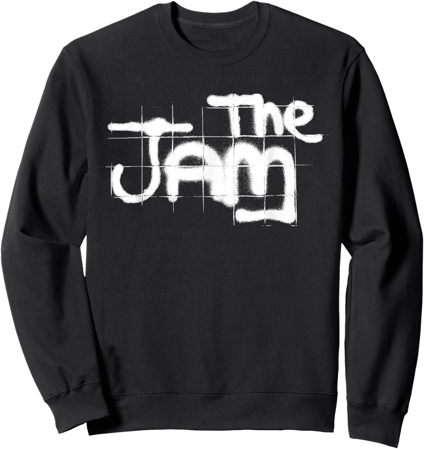 The Jam Official White Graffiti Spray Logo Sweatshirt - Sweatshirt | Black