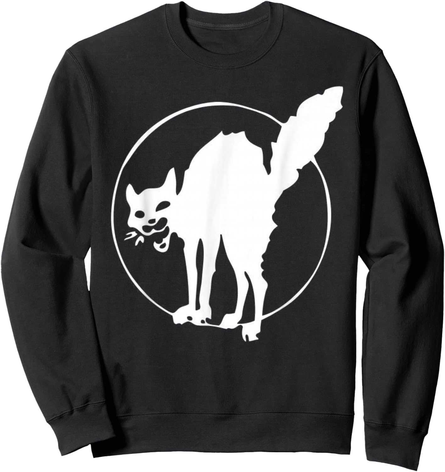 Screeching IWW Cat Shirt! Sweatshirt - Sweatshirt | Black