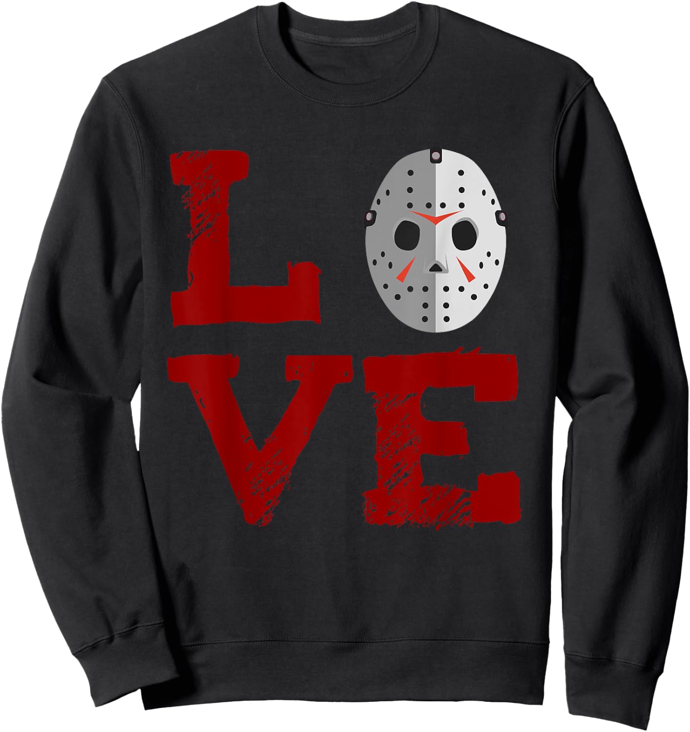 Jason Mask Love Shirt Sweatshirt - Sweatshirt | Black