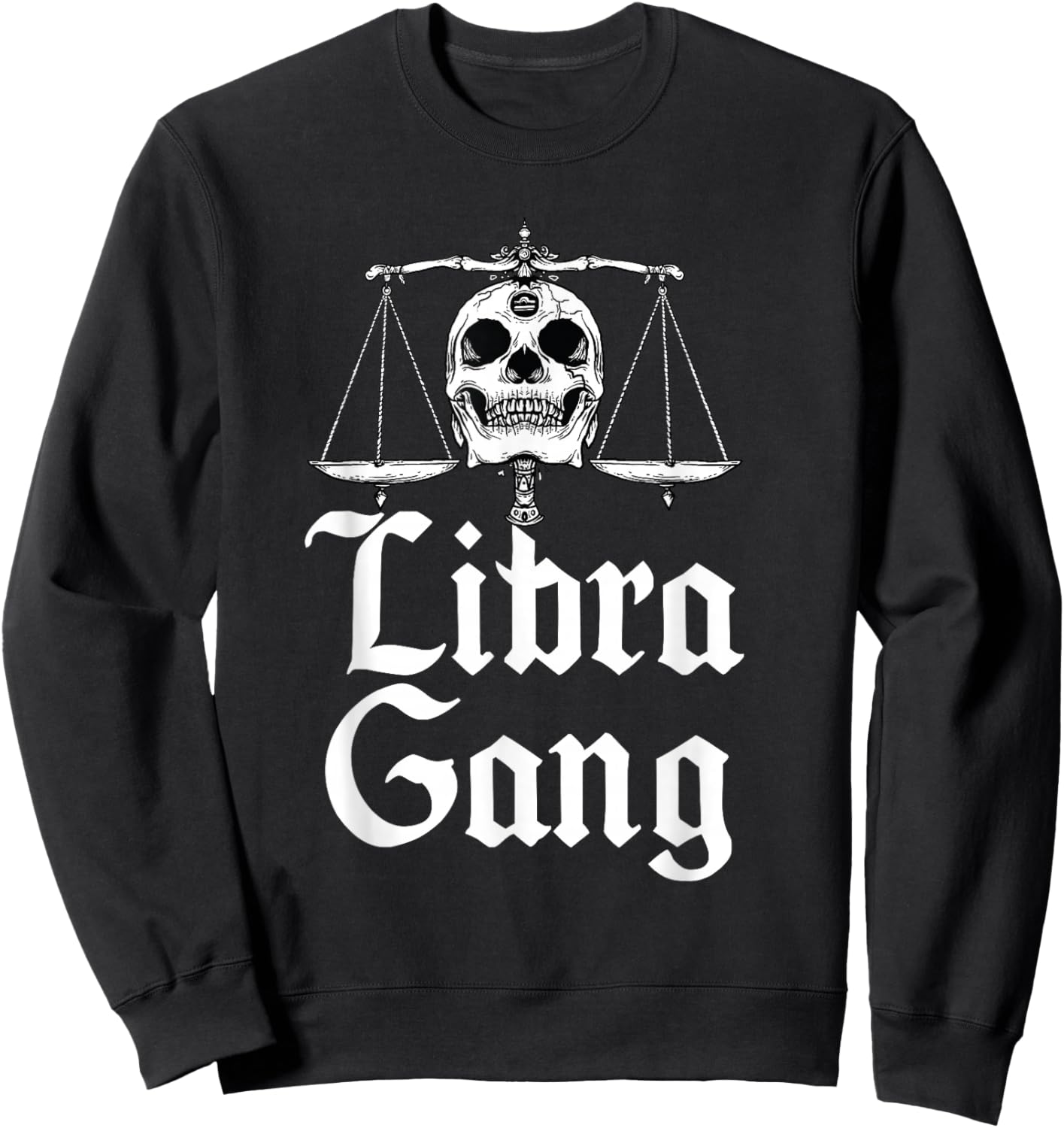 September to October birthday Libra Zodiac sign Libra gang Sweatshirt - Sweatshirt | Black