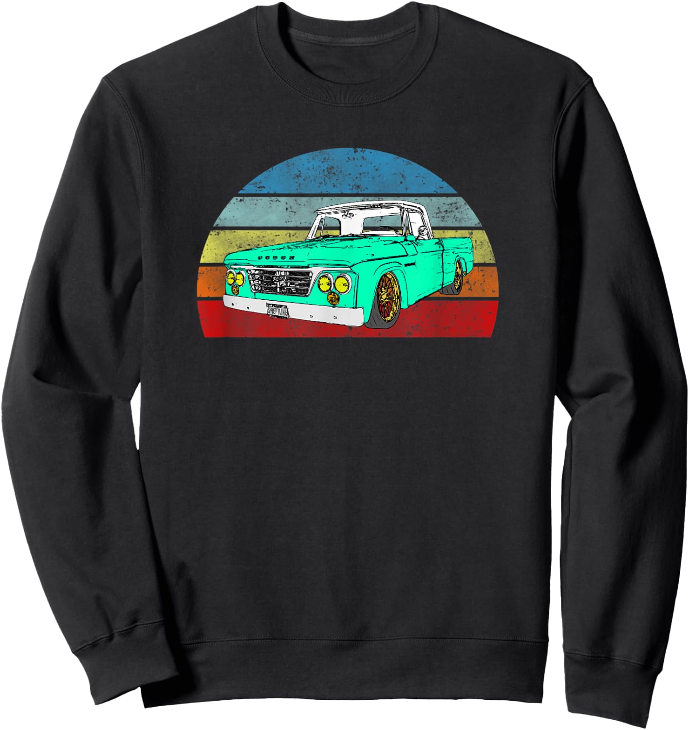 Sweptline Vintage Classic Truck Shirt 61-71 Sweatshirt - Sweatshirt | Black