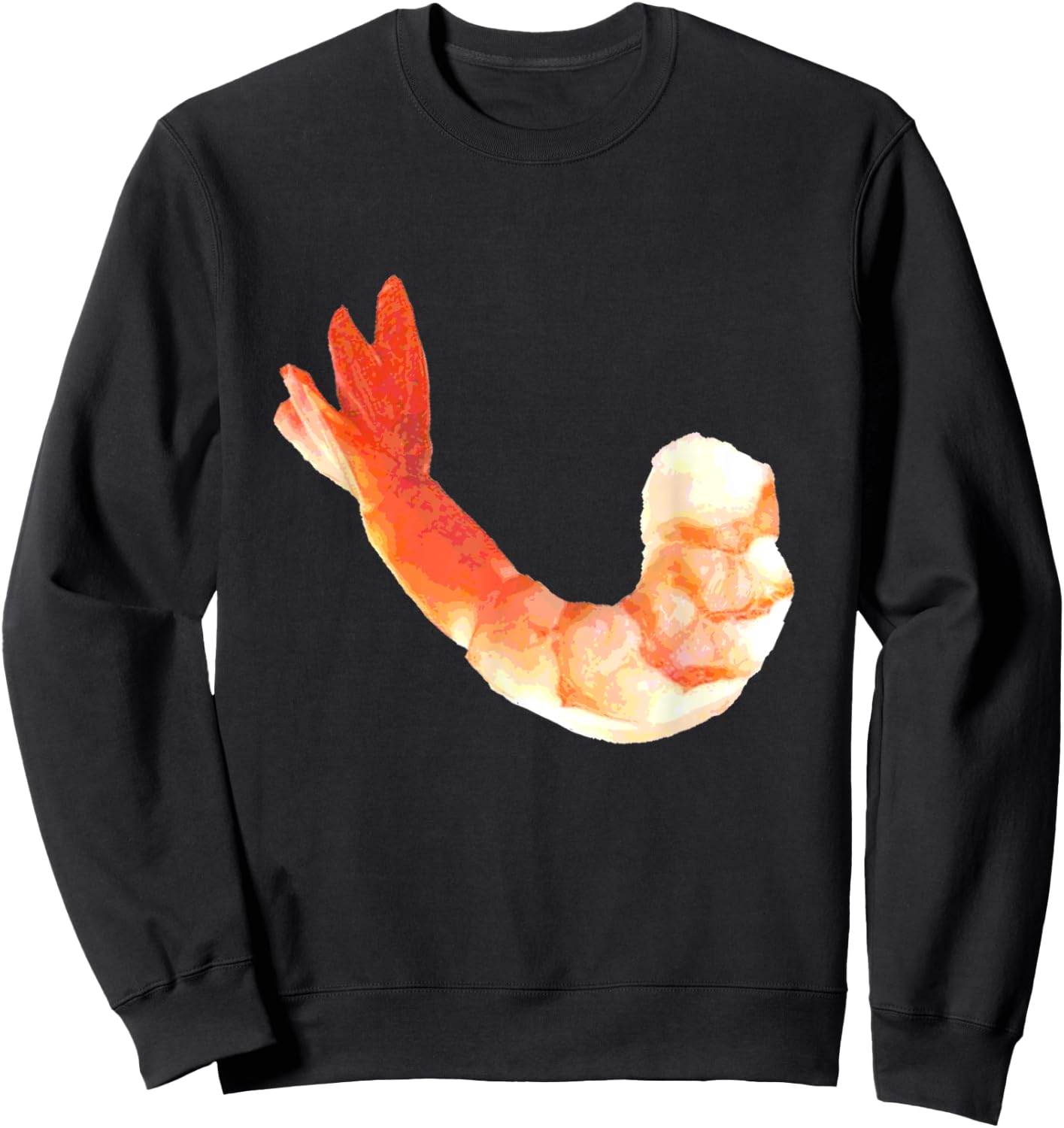 Funny Shrimp Costume T Shirt Matching Cocktail Sauce Group Sweatshirt - Sweatshirt | Black