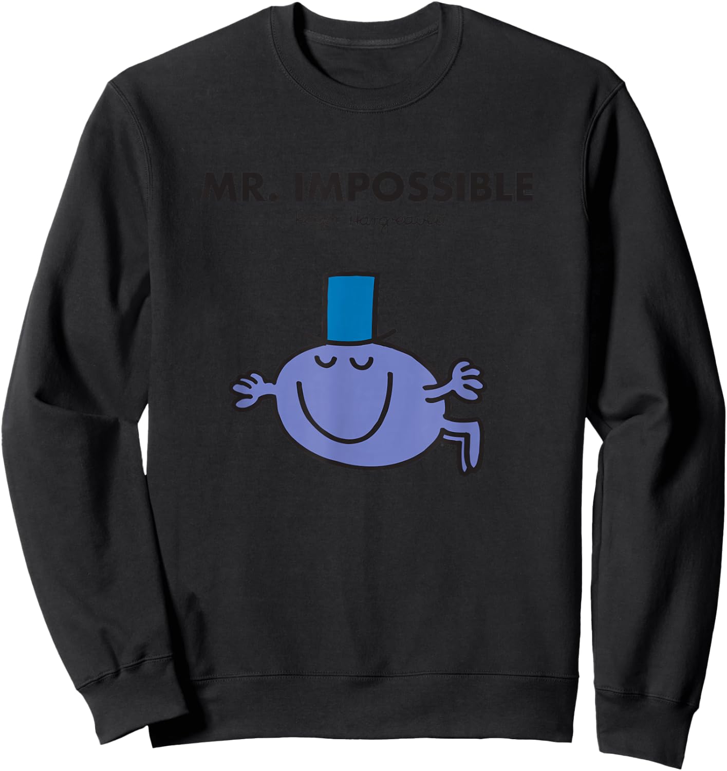 Mr. Men Mr. Impossible Sweatshirt - Sweatshirt | Black