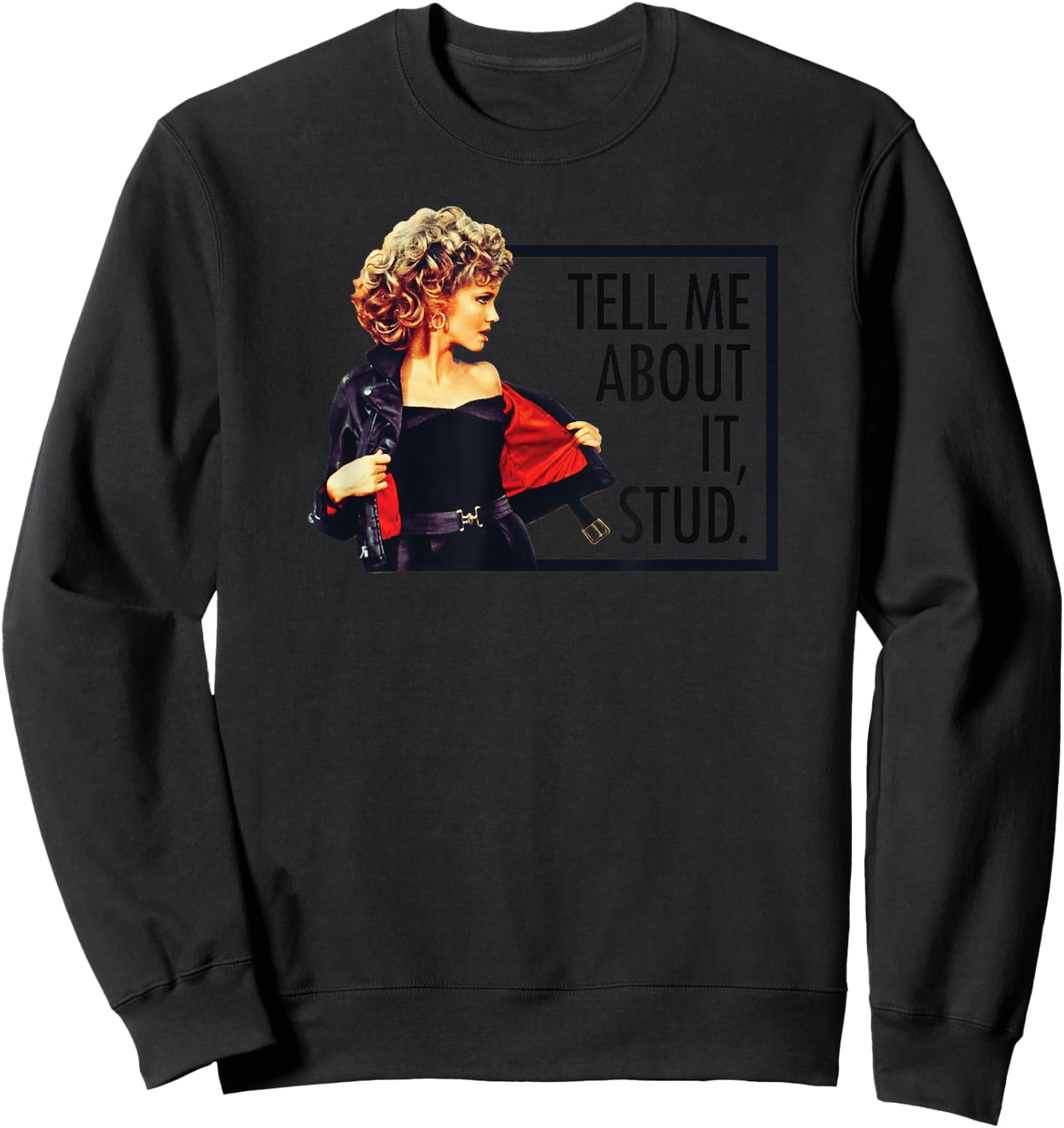 Grease Tell Me About It Stud Sweatshirt - Sweatshirt | Black