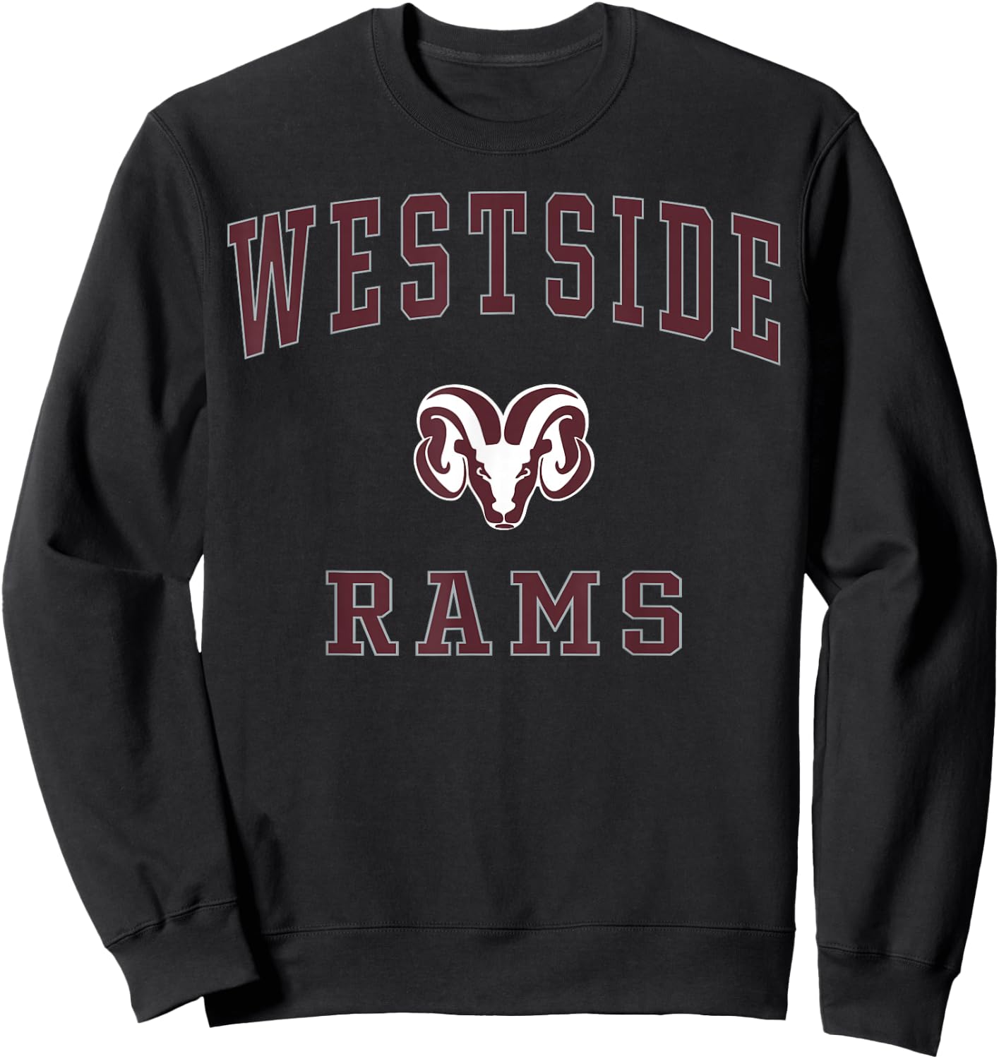 Westside High School Rams Sweatshirt - Sweatshirt | Black