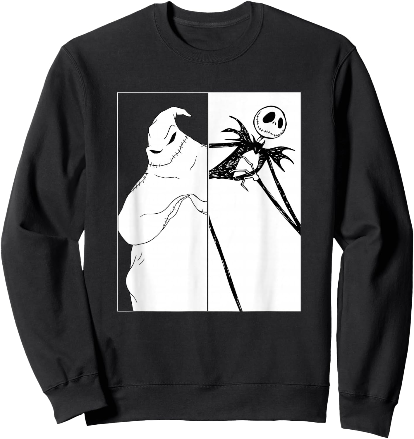 The Nightmare Before Christmas - Jack Skellington vs Oogie Sweatshirt - Sweatshirt | Black