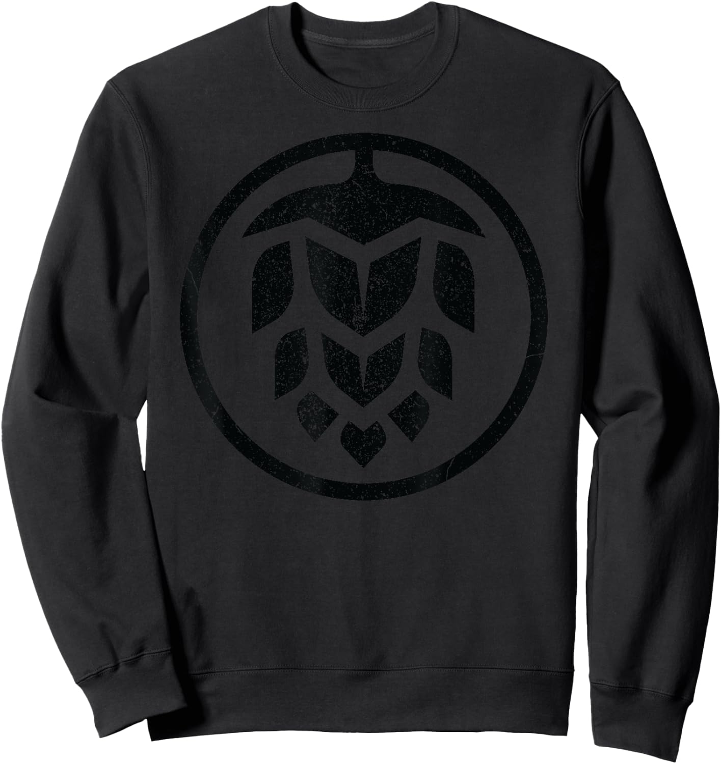 IPA Shirt / Craft Beer IPA / Hopps Hops Logo Sweatshirt - Sweatshirt | Black