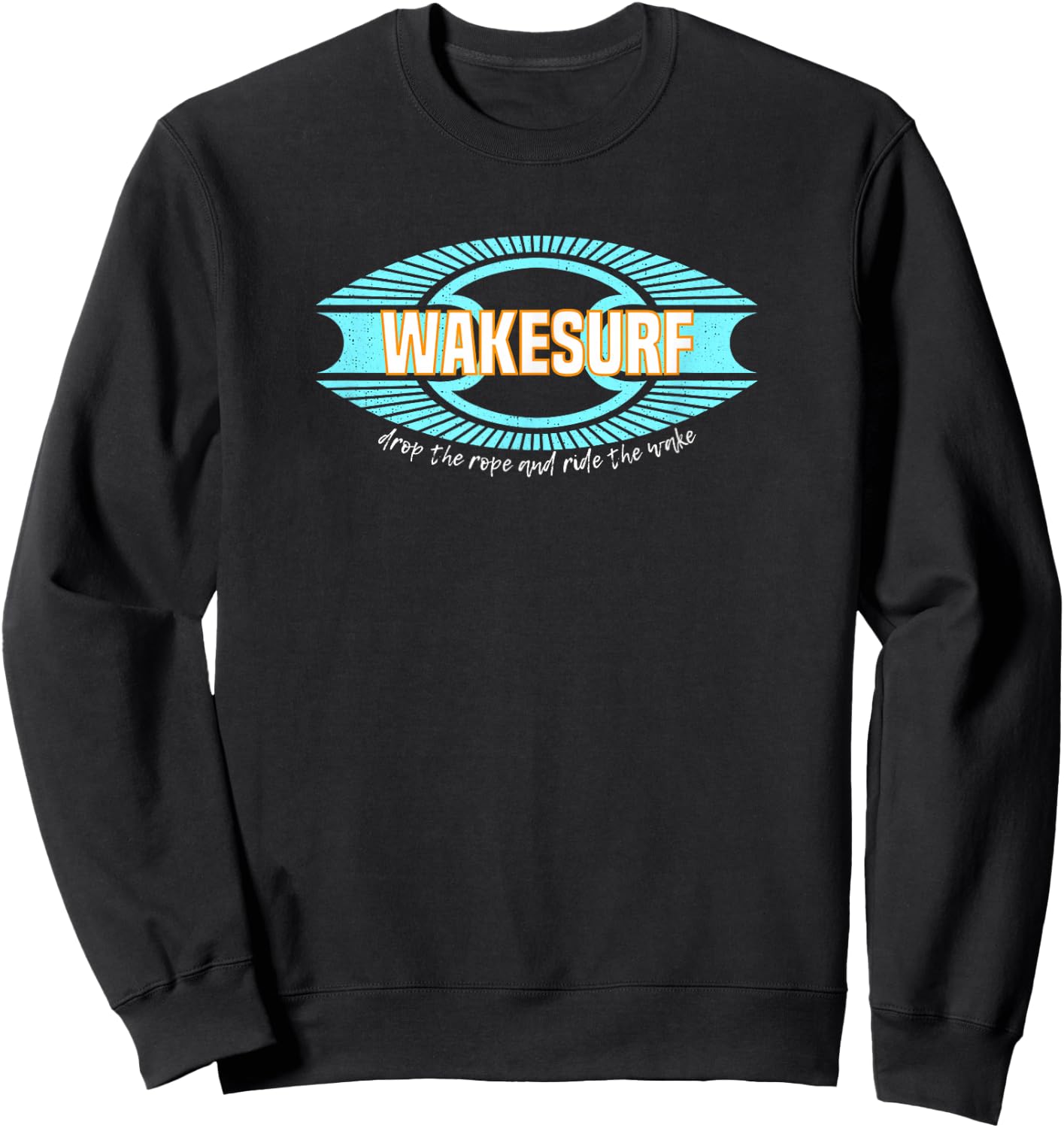 Wakesurf Boat Sweatshirt - Sweatshirt | Black