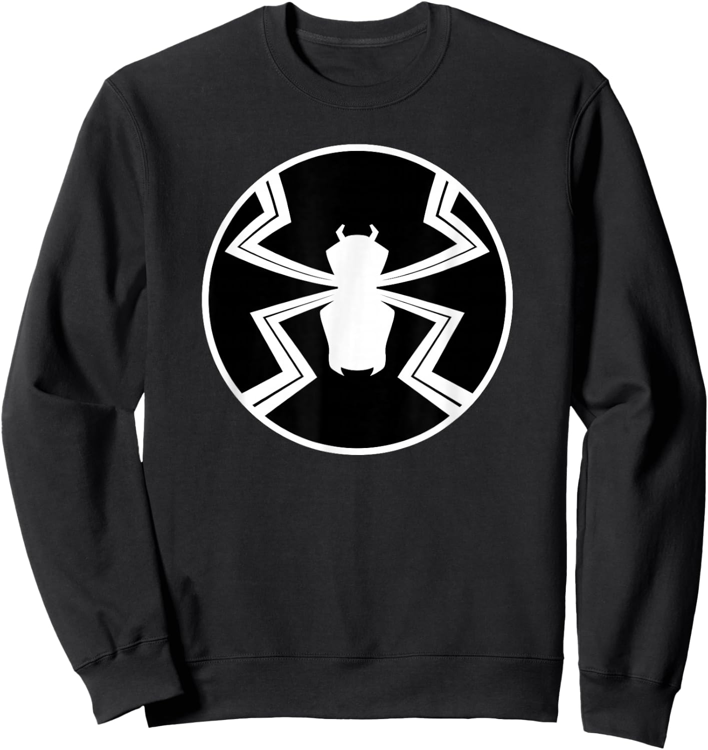 Marvel Comics Retro Classic Agent Venom White Outline Logo Sweatshirt - Sweatshirt | Black