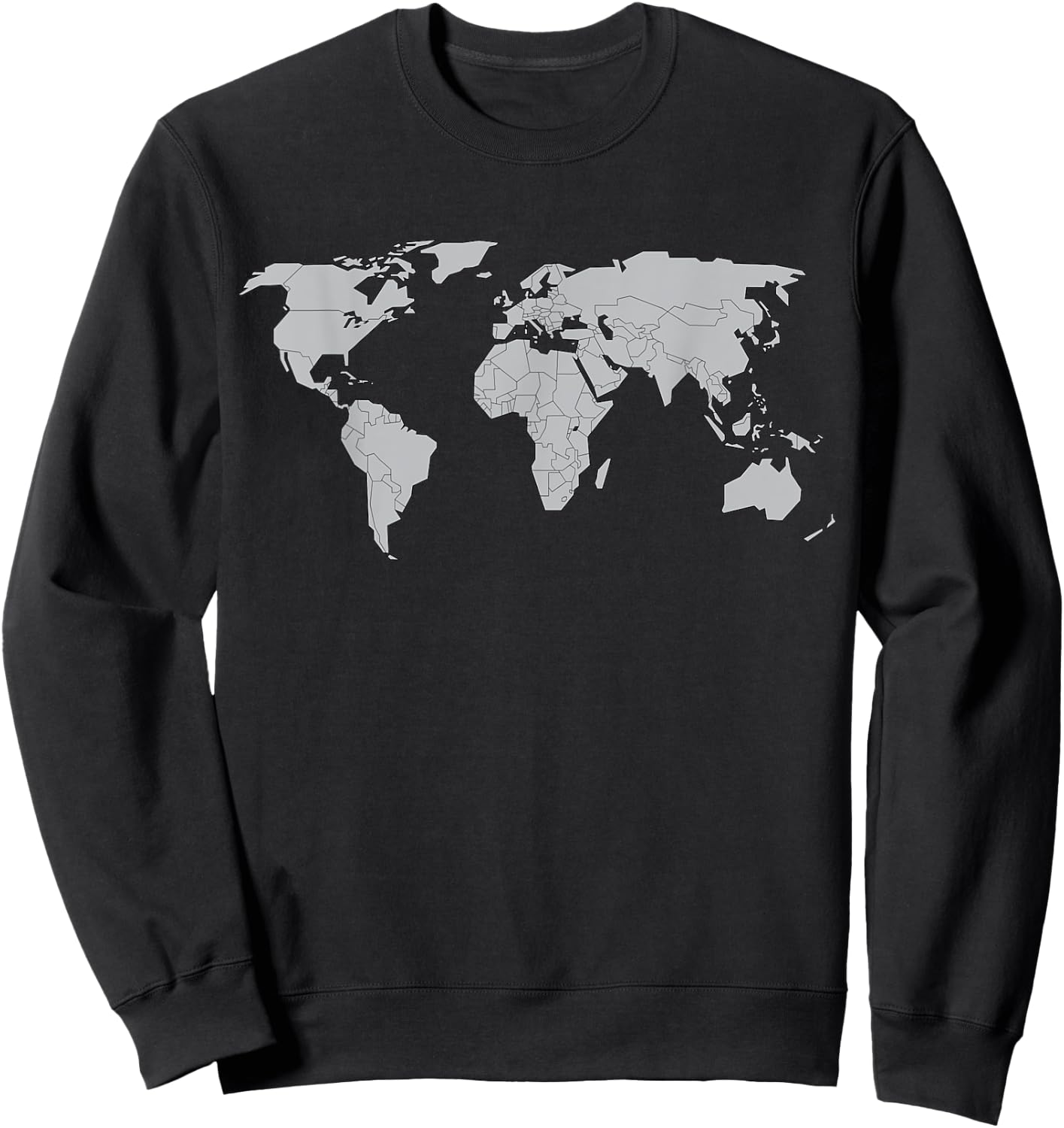 International World Flags Flags World Map Boys Girls Sweatshirt - Sweatshirt | Black