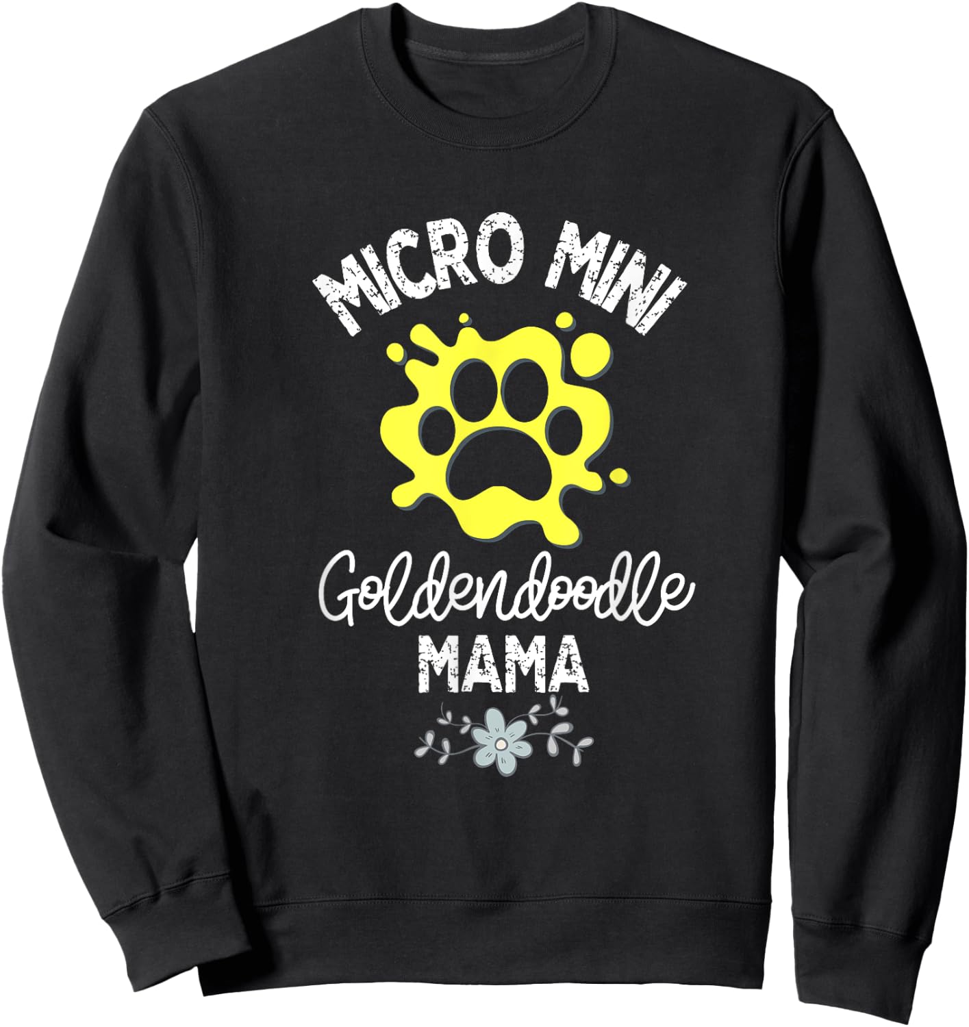 Micro Mini Goldendoodle Dog Gift Sweatshirt - Sweatshirt | Black