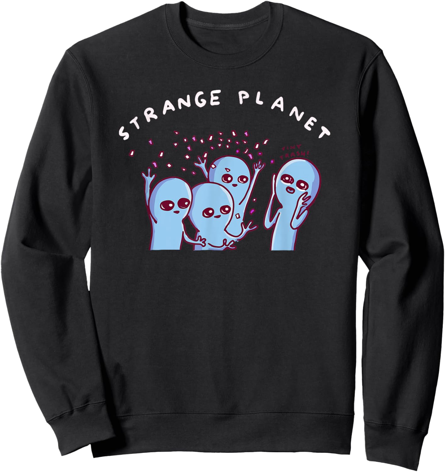 Threadless Nathan W. Pyle Strange Planet Special Graphic Sweatshirt - Sweatshirt | Black
